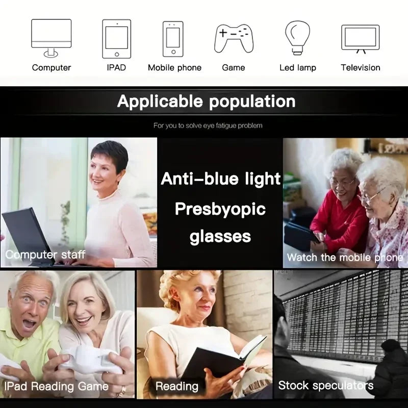 Buy 1 Get 2 Free Rimless Adaptive Power Reading Glasses @ Just 499/