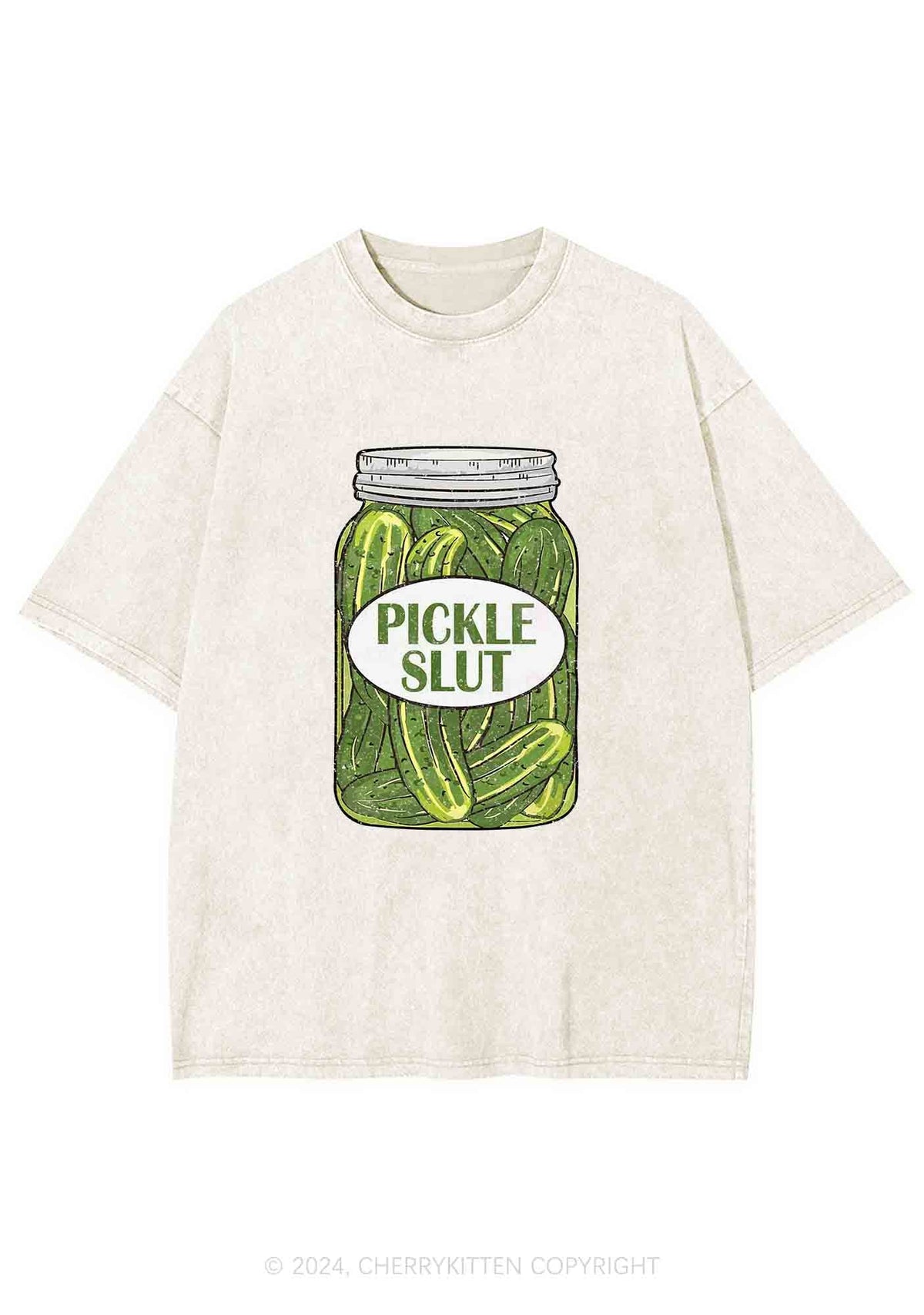 Pickle Slxt Y2K Washed Tee Cherrykitten