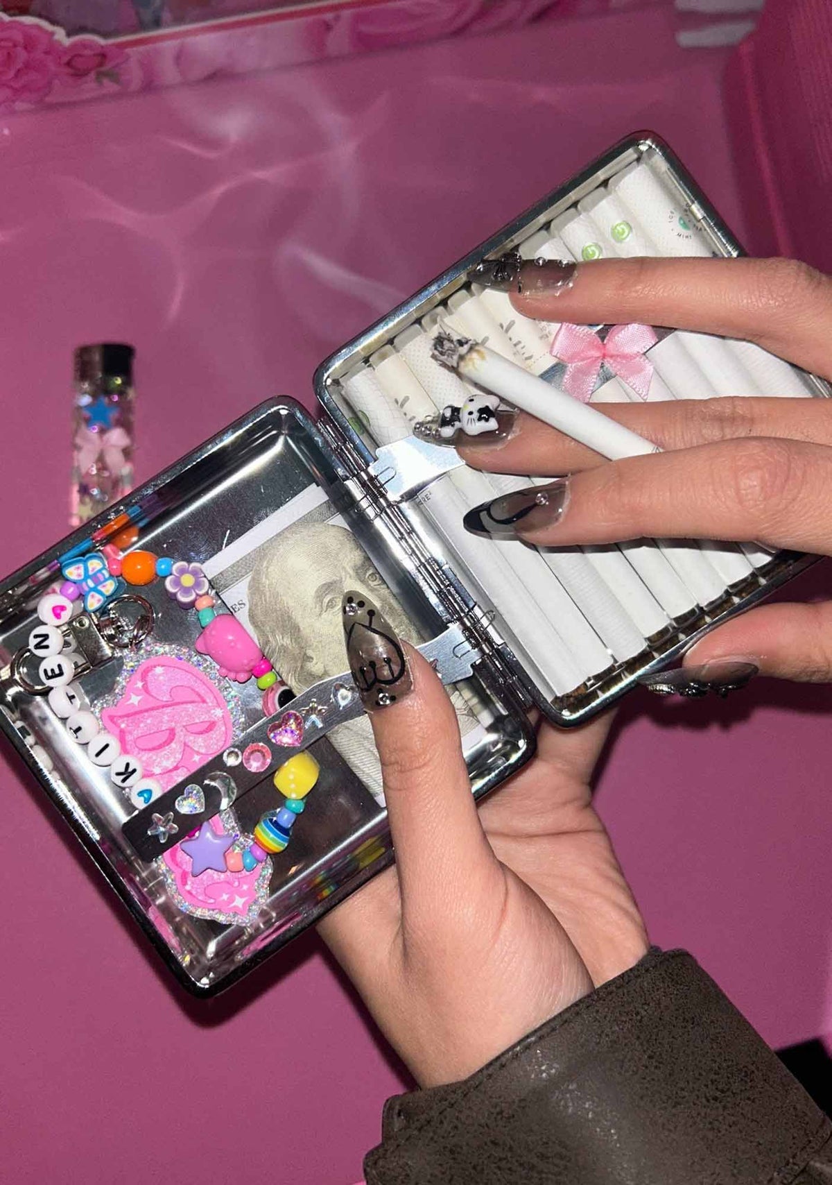 Rat Princess Get Saddies Y2K Cigarette Case Cherrykitten