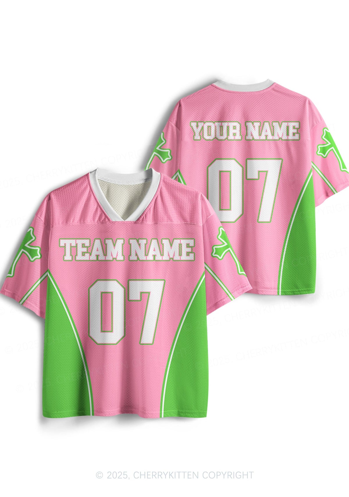 Custom Team Name Y2K Sport Jersey Shirts Cherrykitten