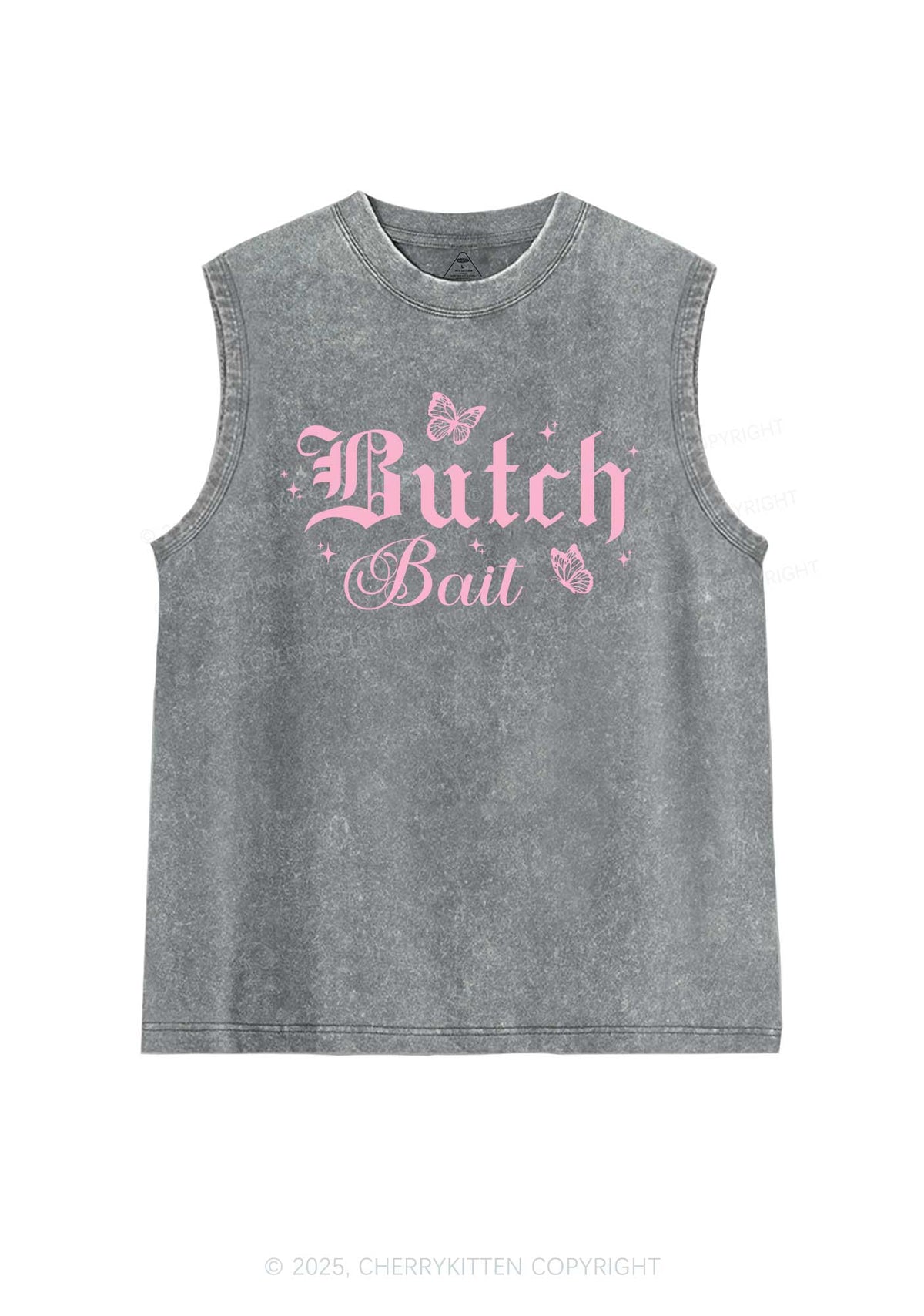 Butch Bait Pride Y2K Washed Muscle Tank Cherrykitten