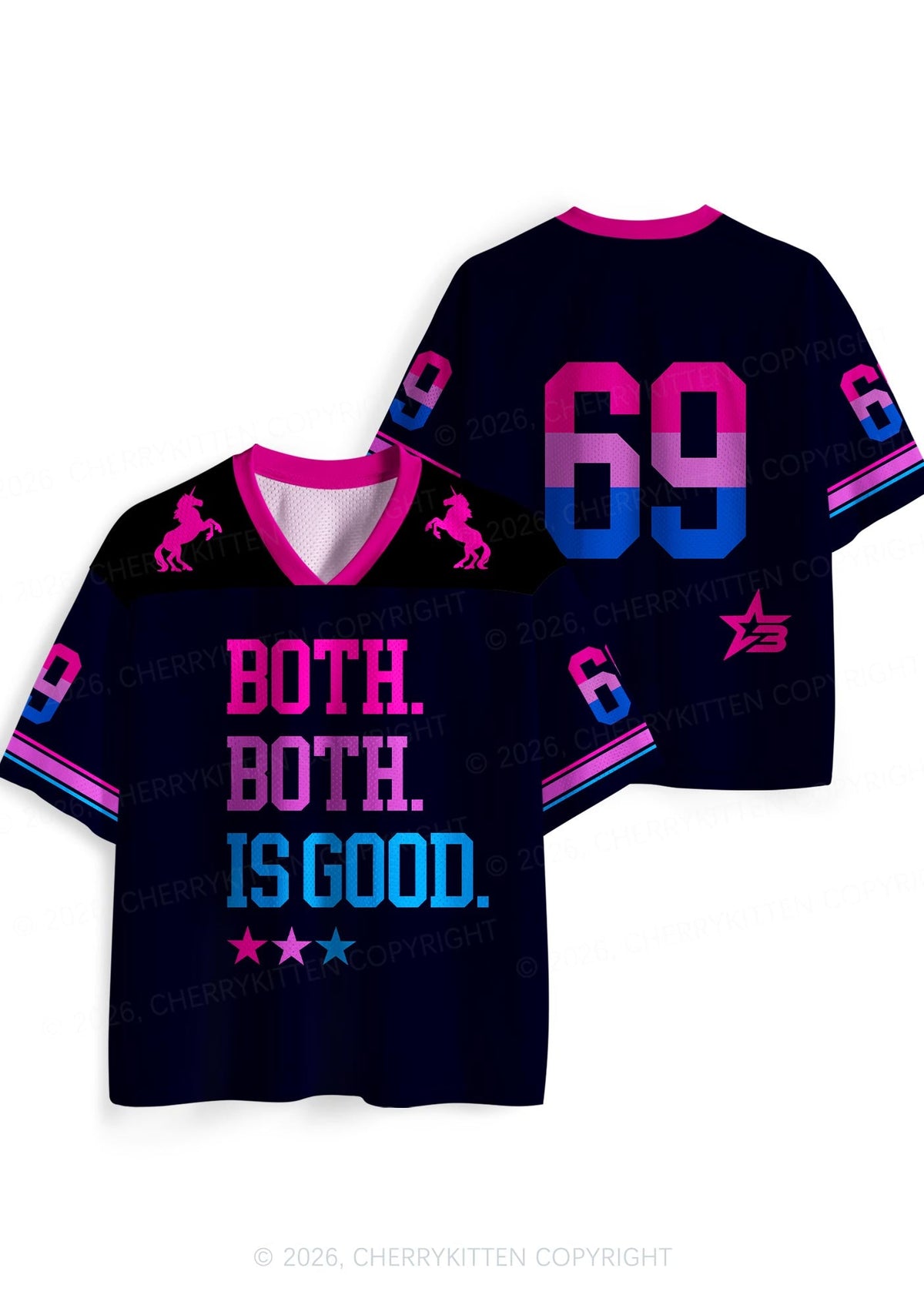 Both Is Good Pride Y2K Sport Jersey Shirts Cherrykitten
