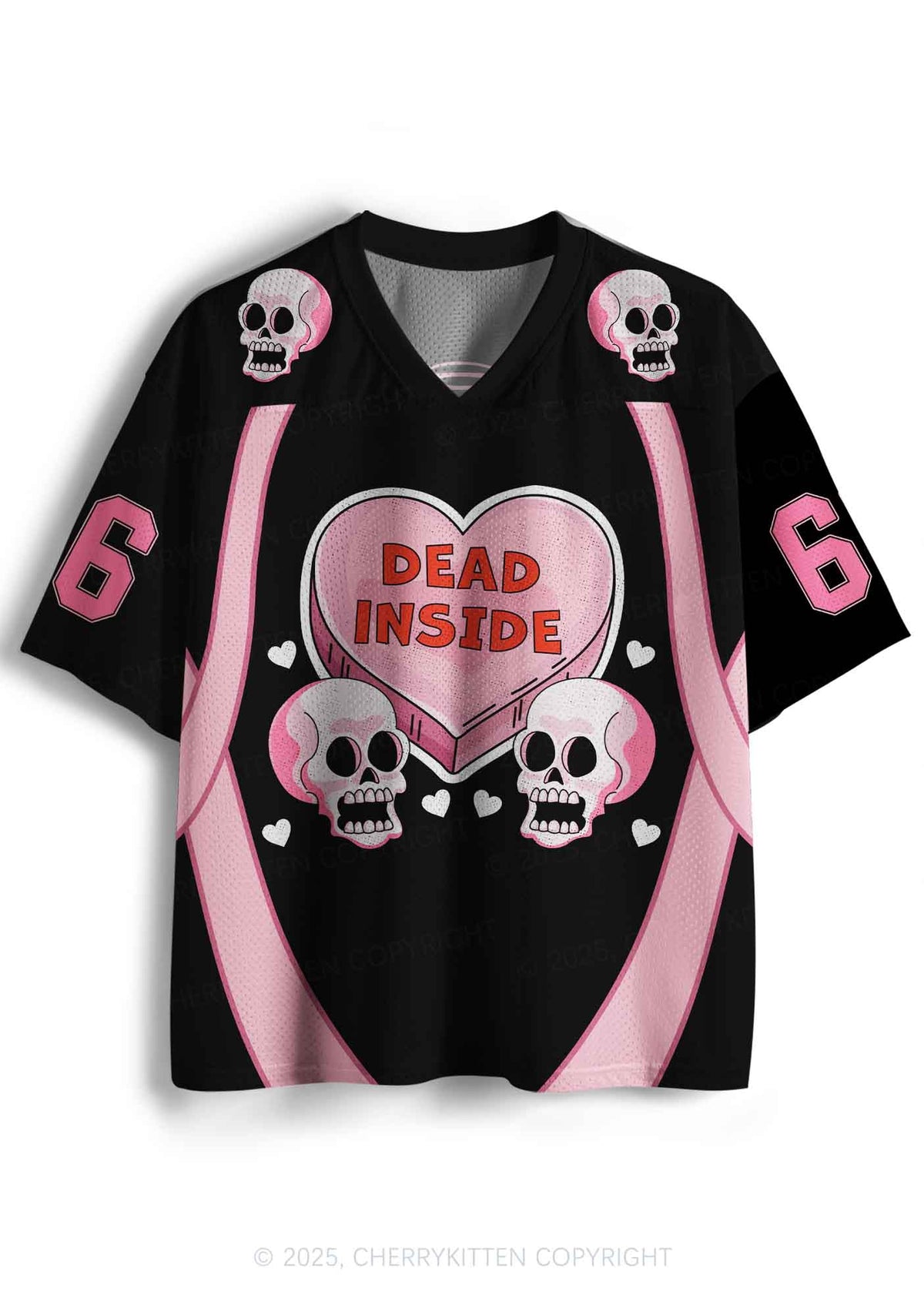 Halloween Custom Dead Inside Y2K Sport Jersey Shirts Cherrykitten