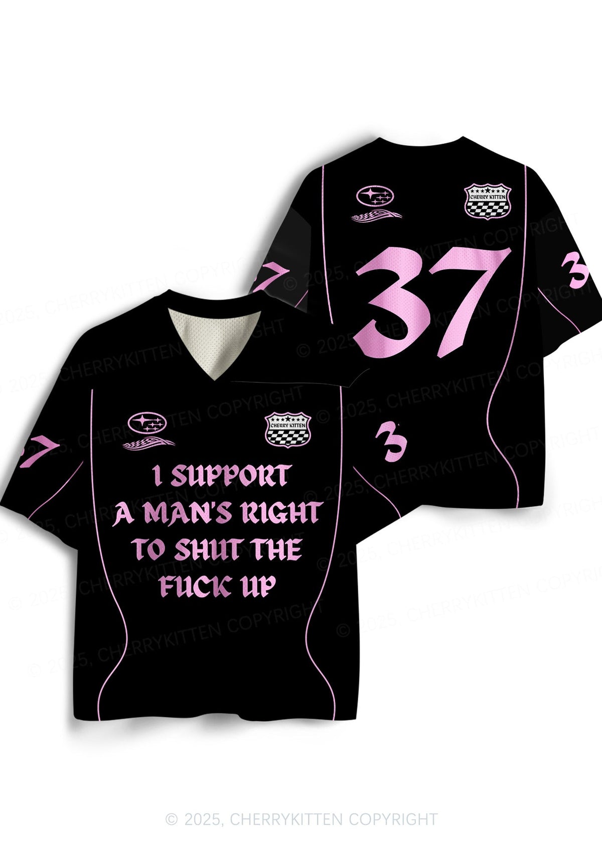 Custom I Support A Mans Right Y2K Sport Jersey Shirts Cherrykitten