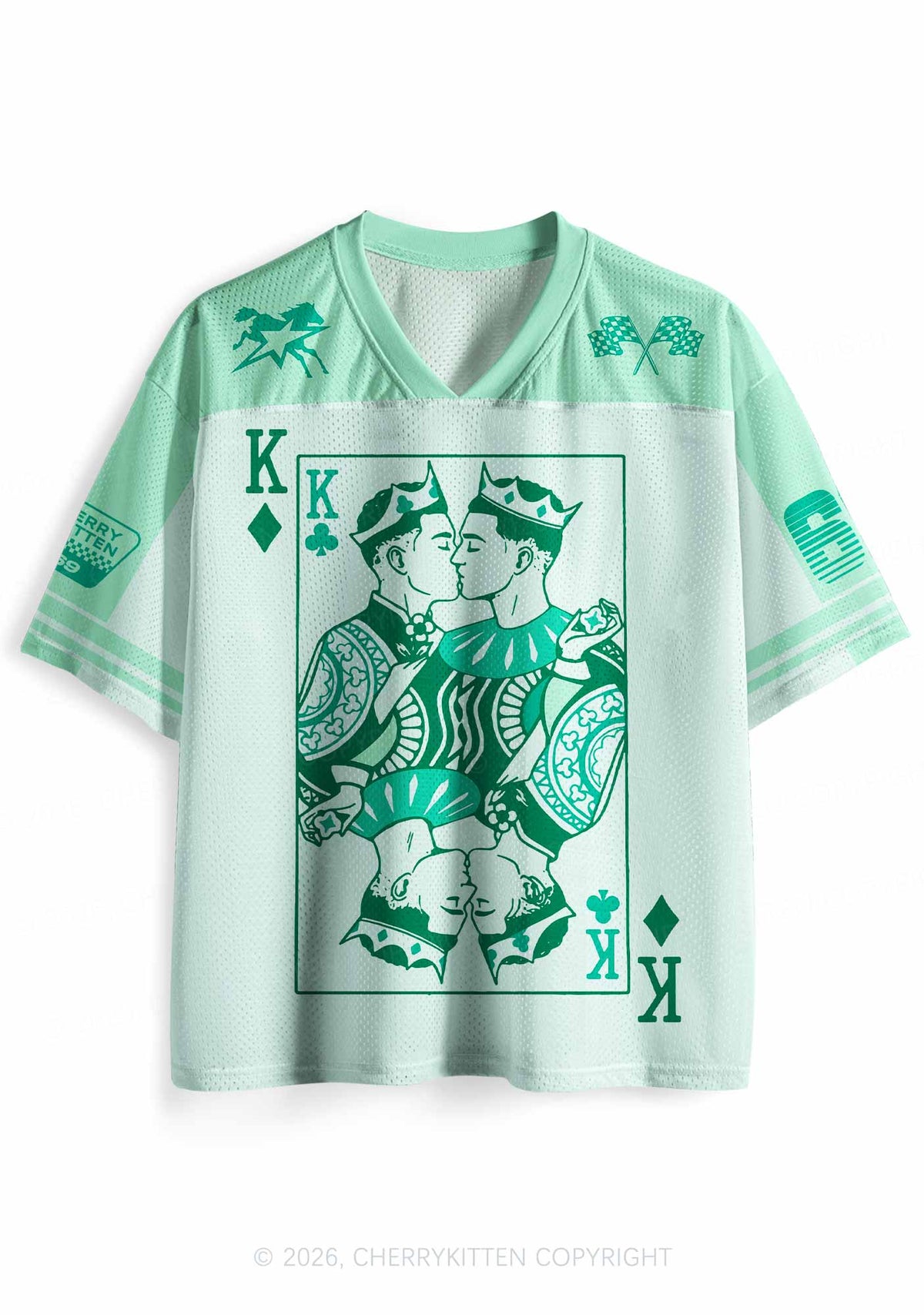 Gay King Pride Y2K Sport Jersey Shirts Cherrykitten