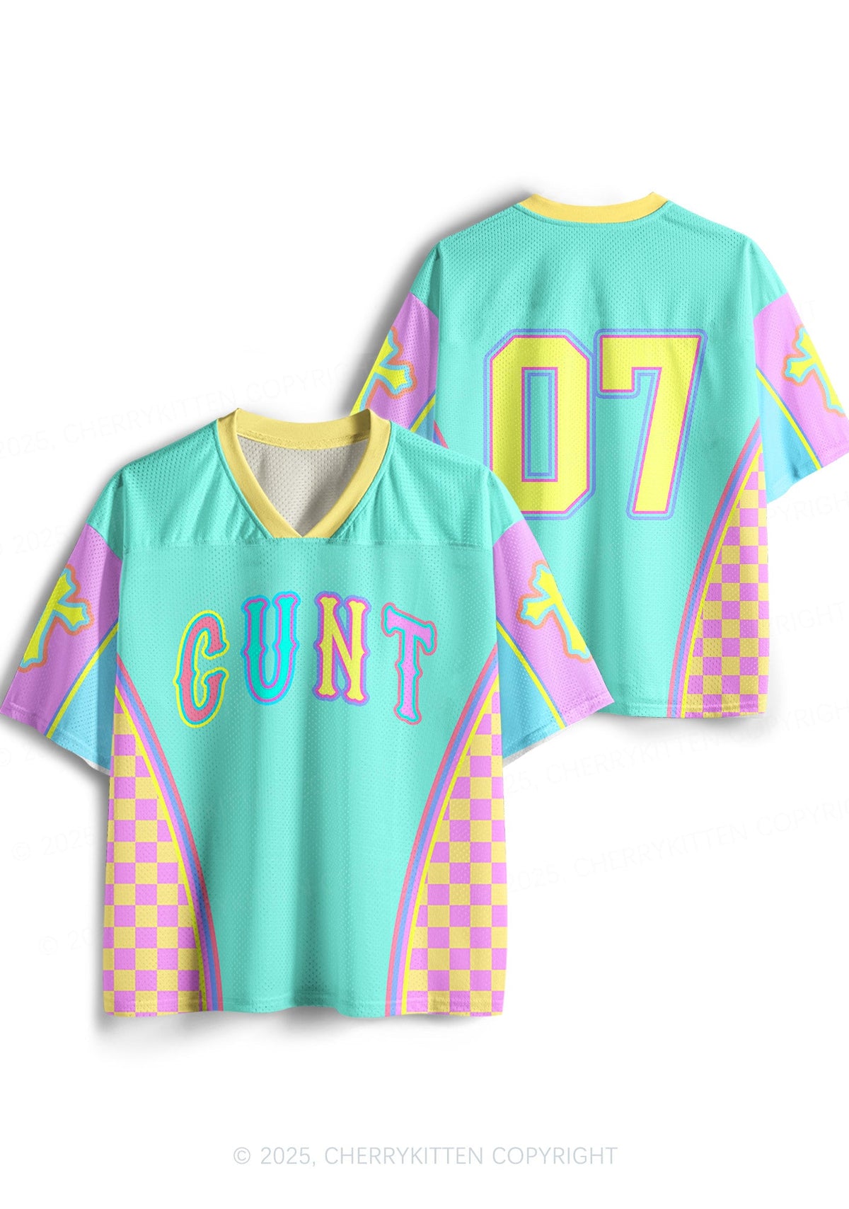 Custom Mint Green Cxxt Y2K Sport Jersey Shirts Cherrykitten