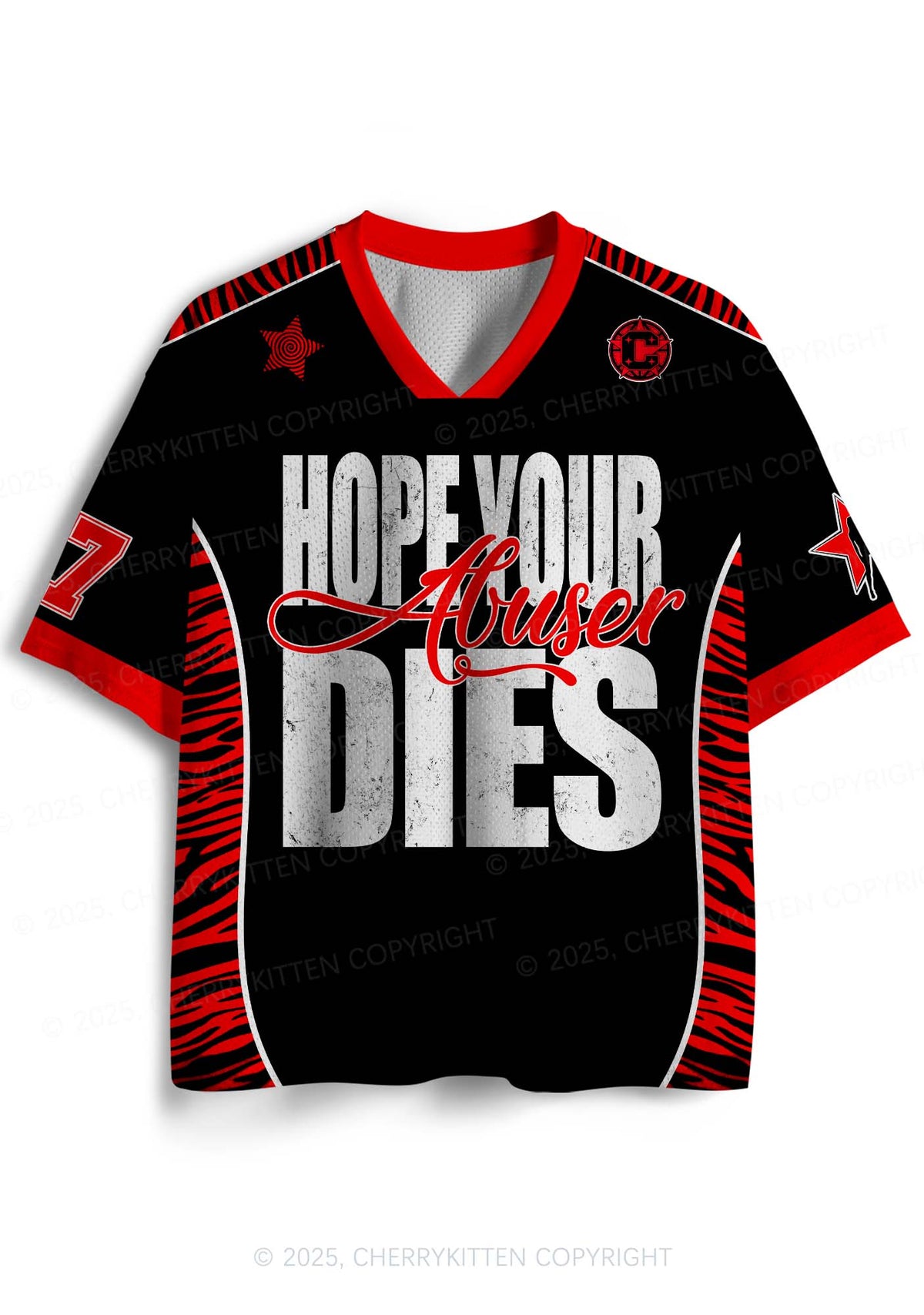 Custom Abuser Dies Y2K Sport Jersey Shirts Cherrykitten