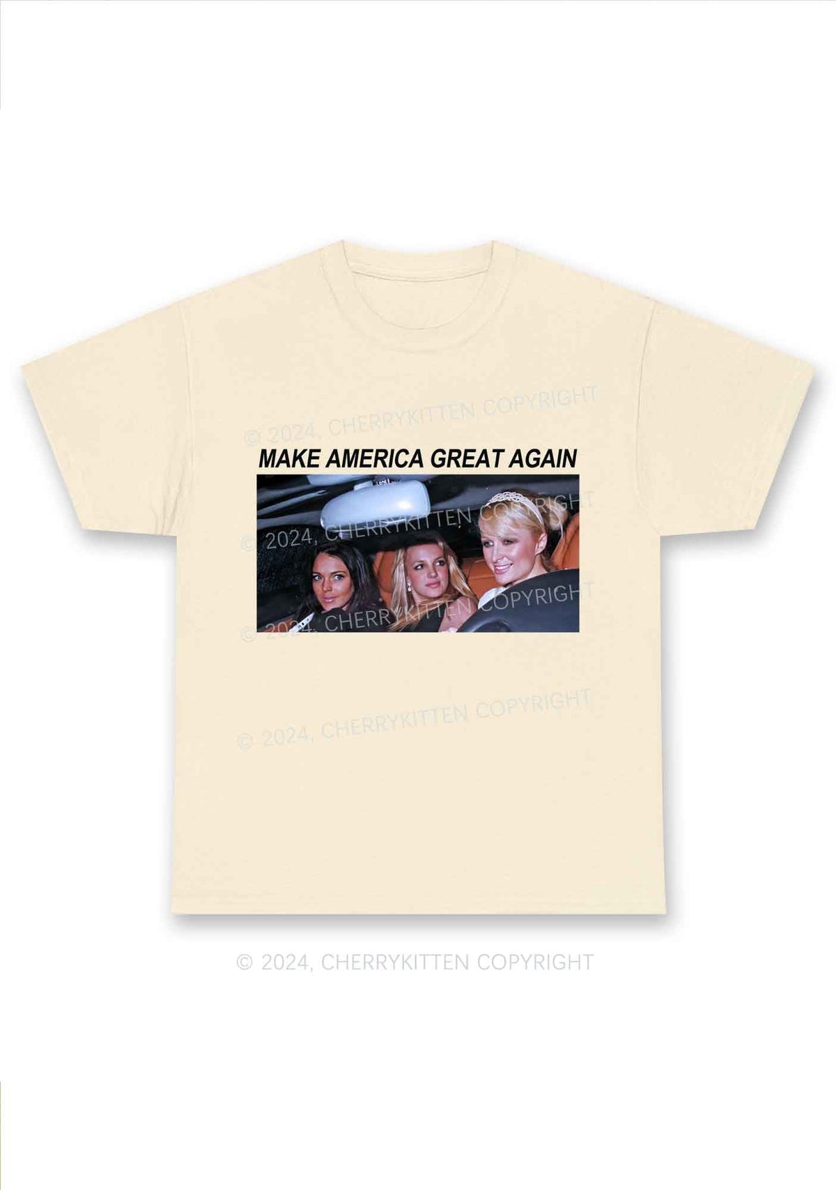 Make America Great Y2K Chunky Shirt Cherrykitten