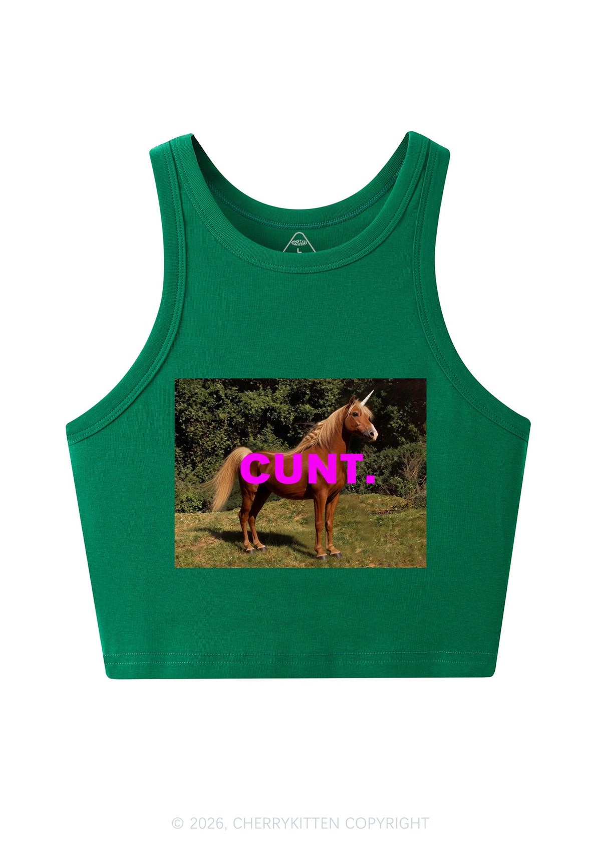 Custom Photo Cxxt Y2K Crop Tank Top Cherrykitten
