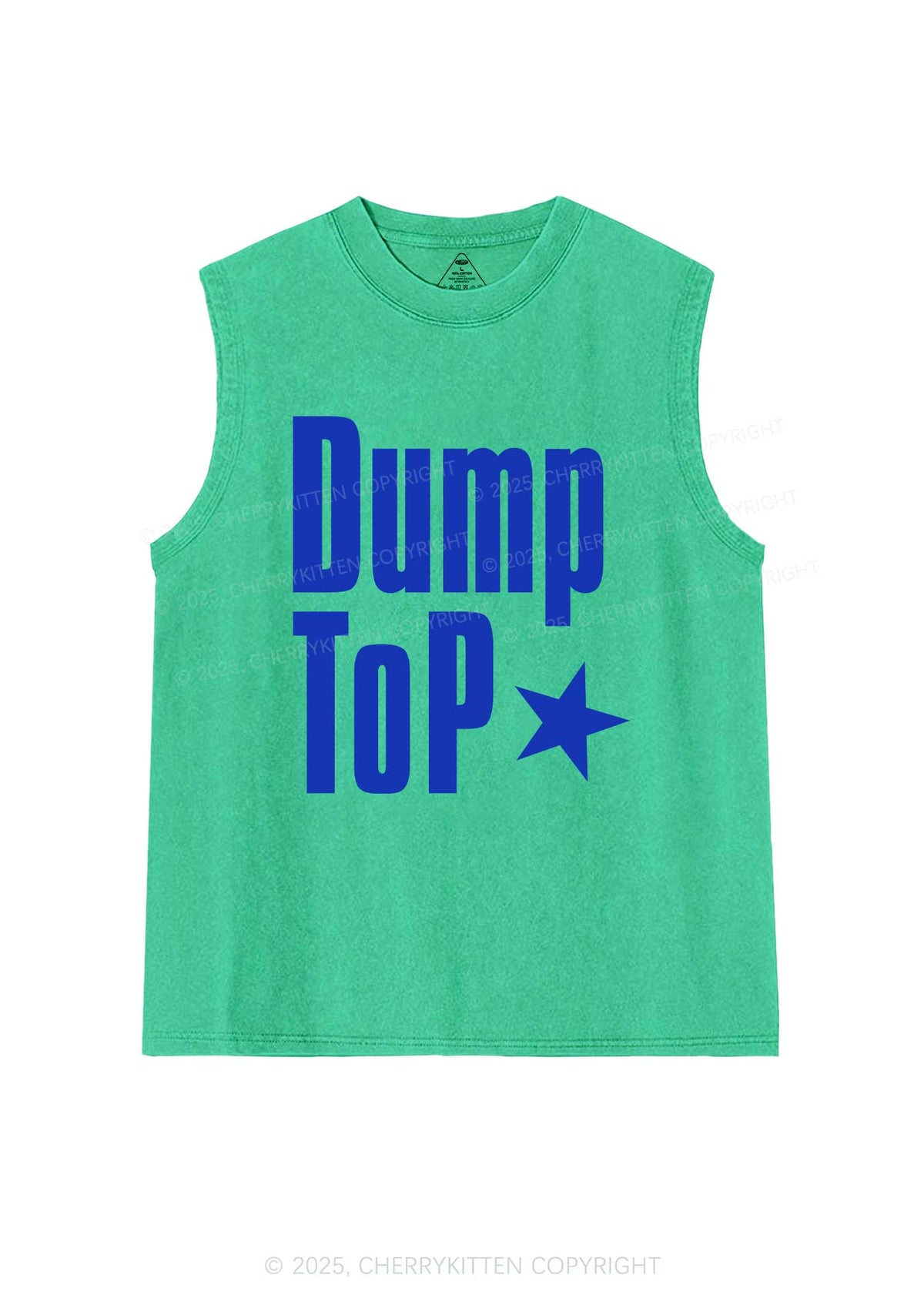 Dump Top Pride Y2K Washed Muscle Tank Cherrykitten