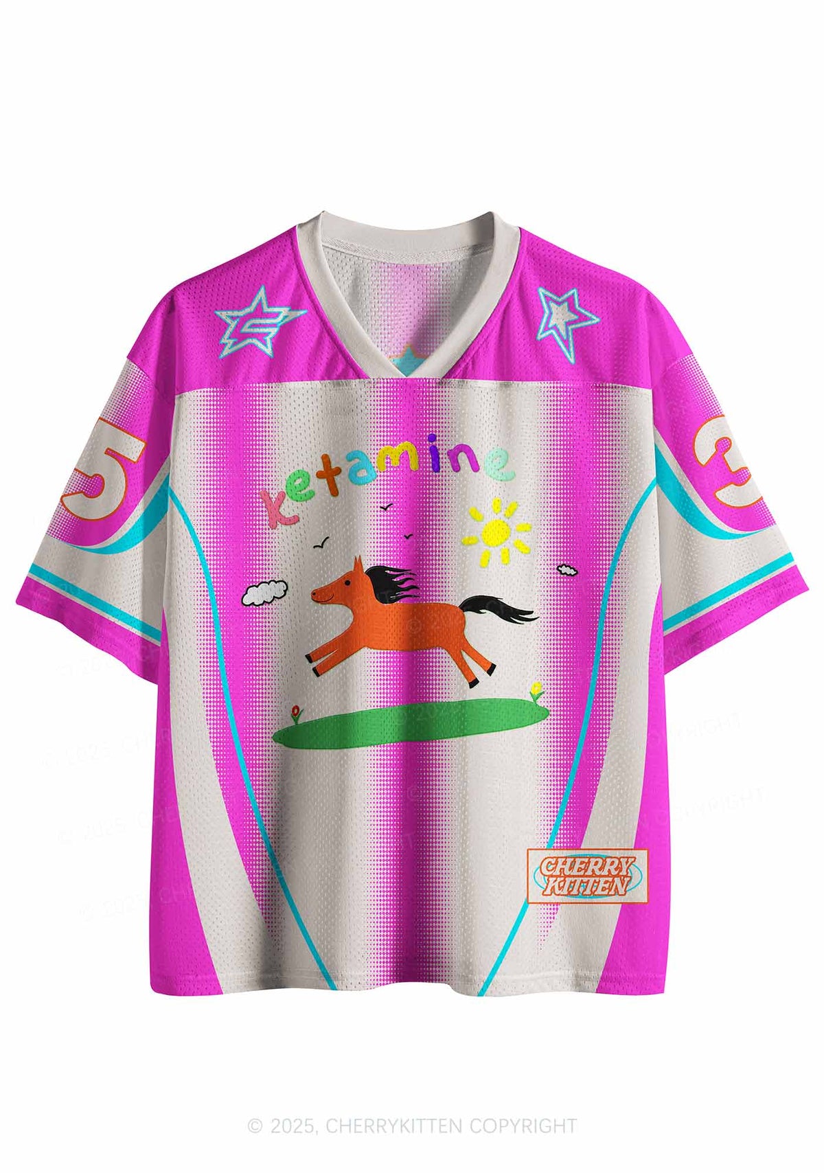 Custom Orange Pony Y2K Sport Jersey Shirts Cherrykitten