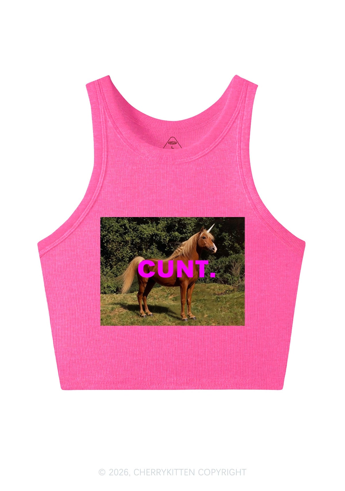 Custom Photo Cxxt Y2K Crop Tank Top Cherrykitten