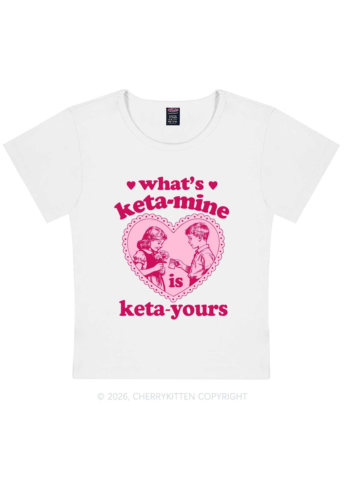 Whats Kxxamine Y2K Baby Tee Cherrykitten