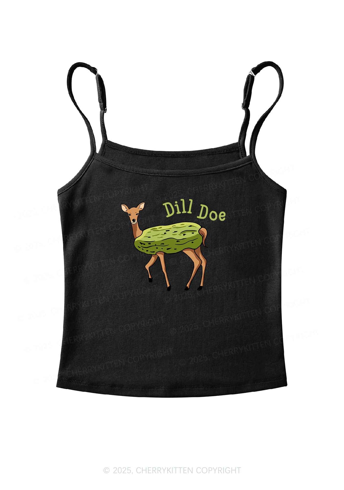 Dill Doe Y2K Spaghetti Strap Cami Cherrykitten
