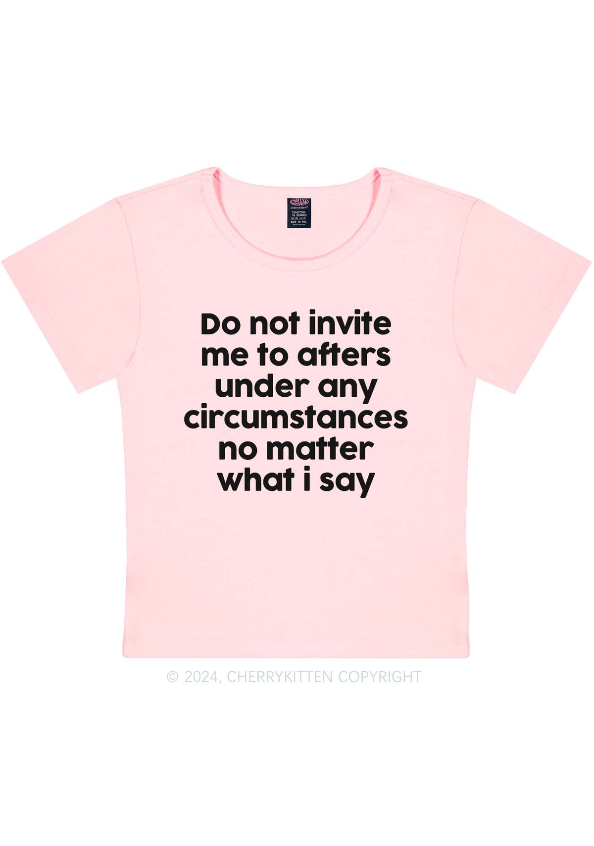 Invite Me To Afters Y2K Baby Tee Cherrykitten