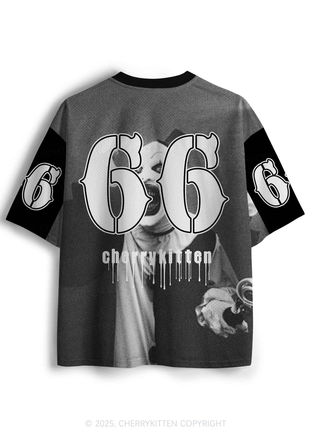 Custom Halloween Horror Clown Y2K Sport Jersey Shirts Cherrykitten
