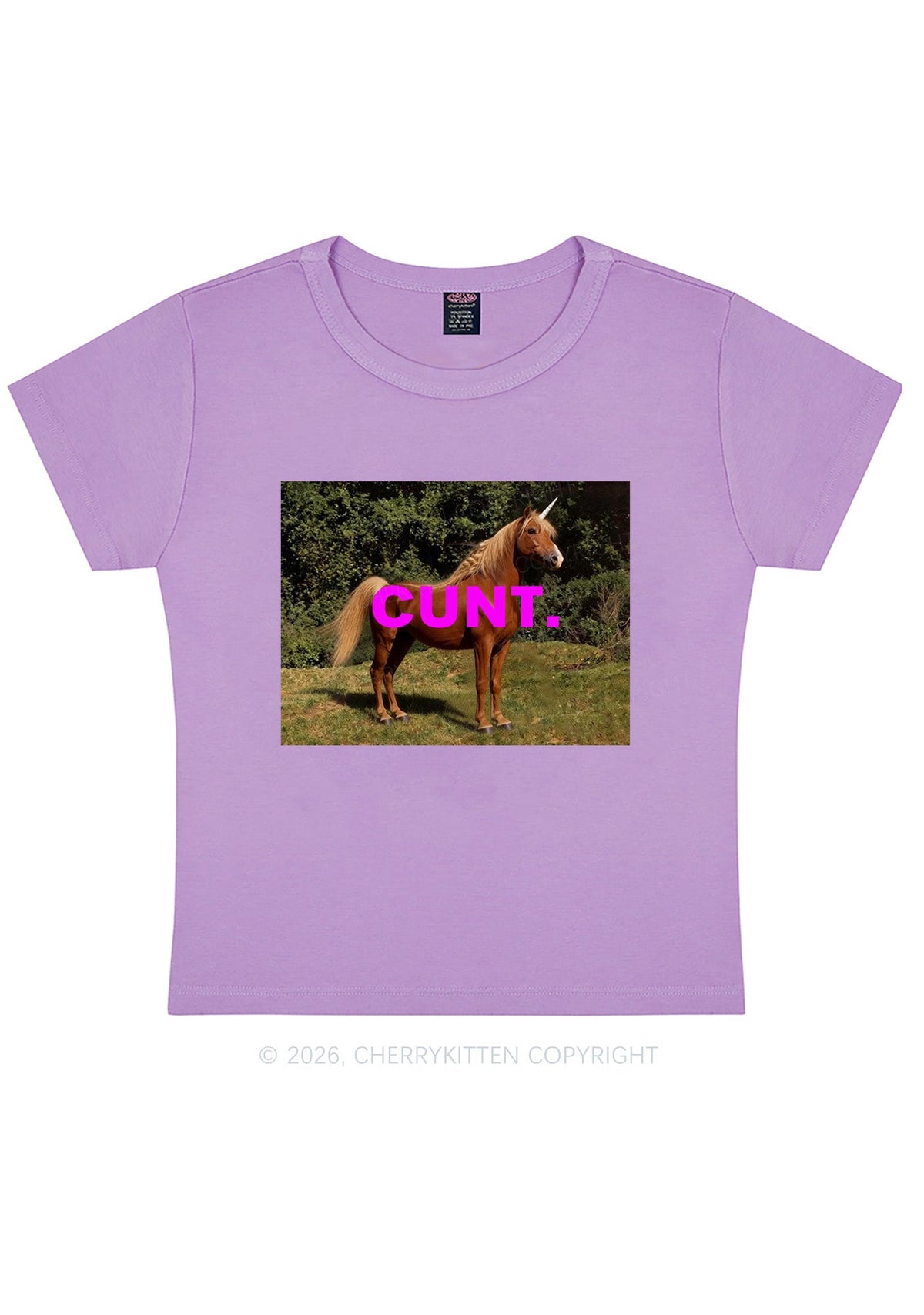 Custom Photo Cxxt Y2K Baby Tee Cherrykitten