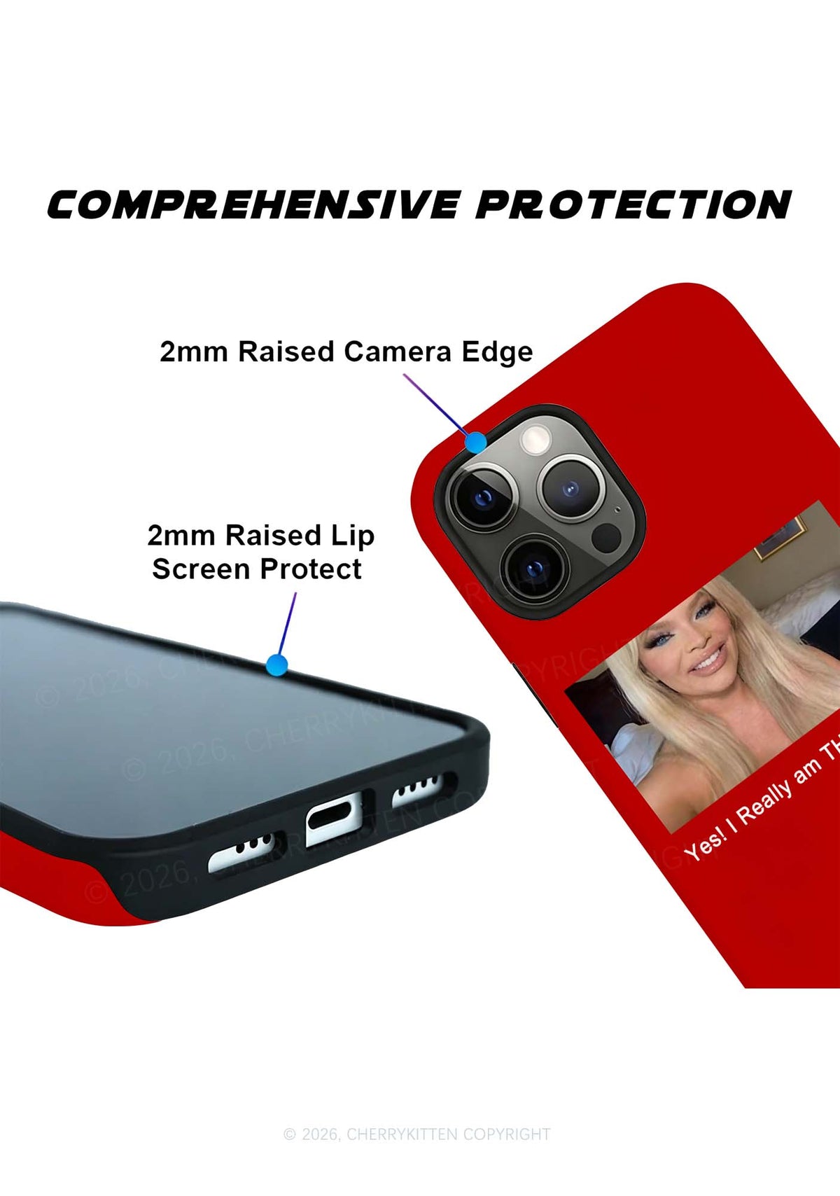 I Am Really Hot Y2K Phone Case Cherrykitten