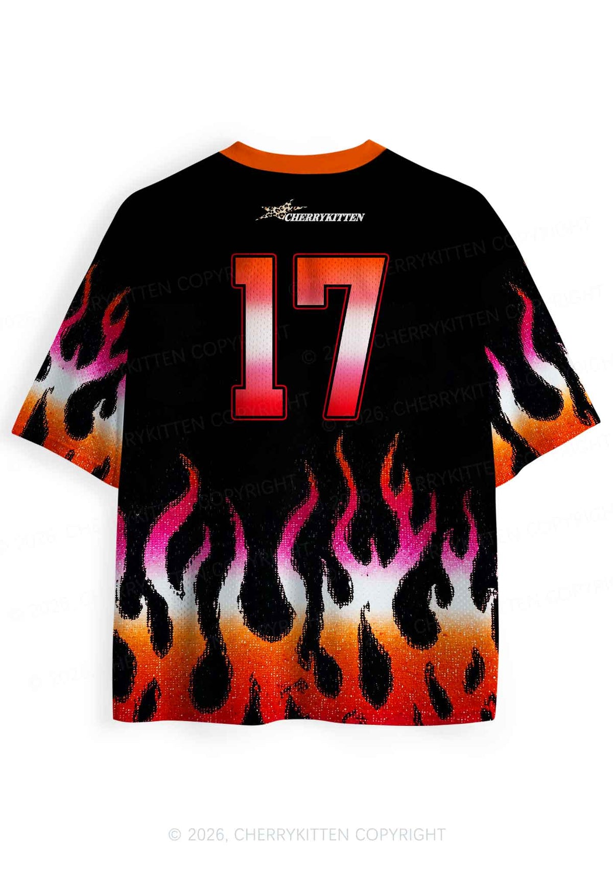 Girl Kisser Lesbian Flame Pride Y2K Sport Jersey Shirts Cherrykitten
