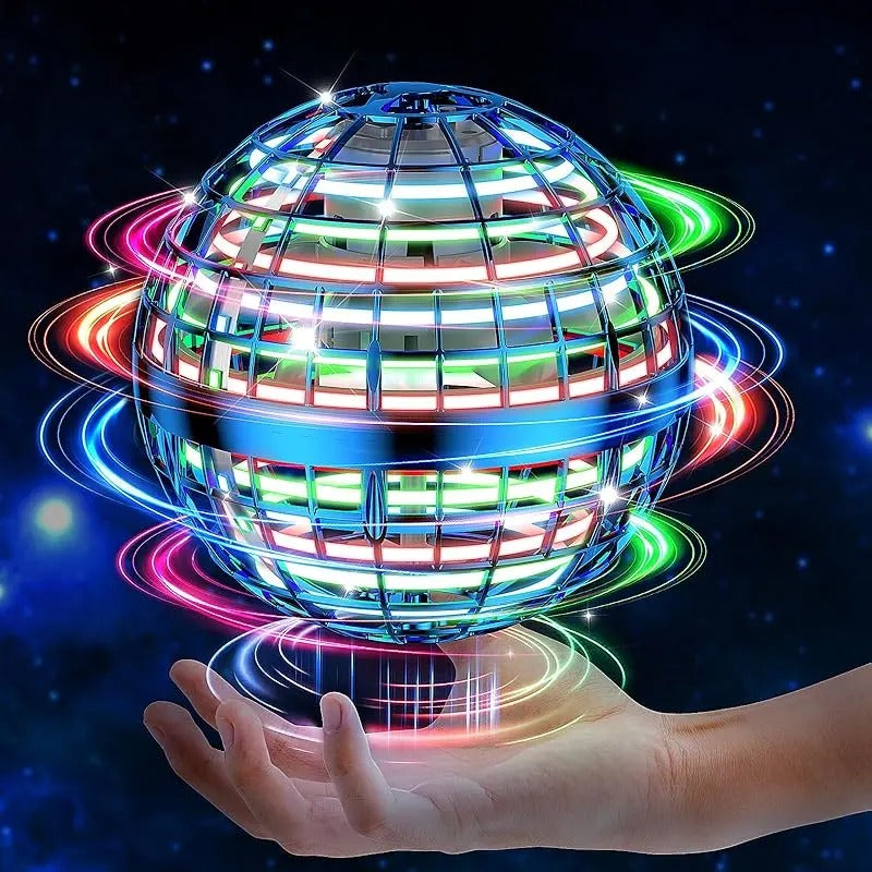 Cosmic Fly Ball Toy, Boomerang Hovering Spinner with Galaxy Light Effect, Interactive Flying Toy for Kids & Teens