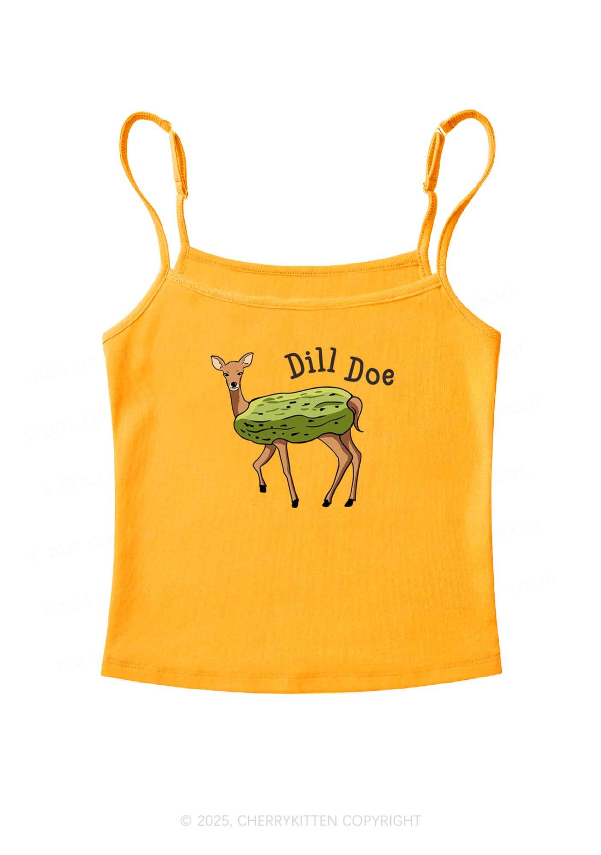 Dill Doe Y2K Spaghetti Strap Cami Cherrykitten