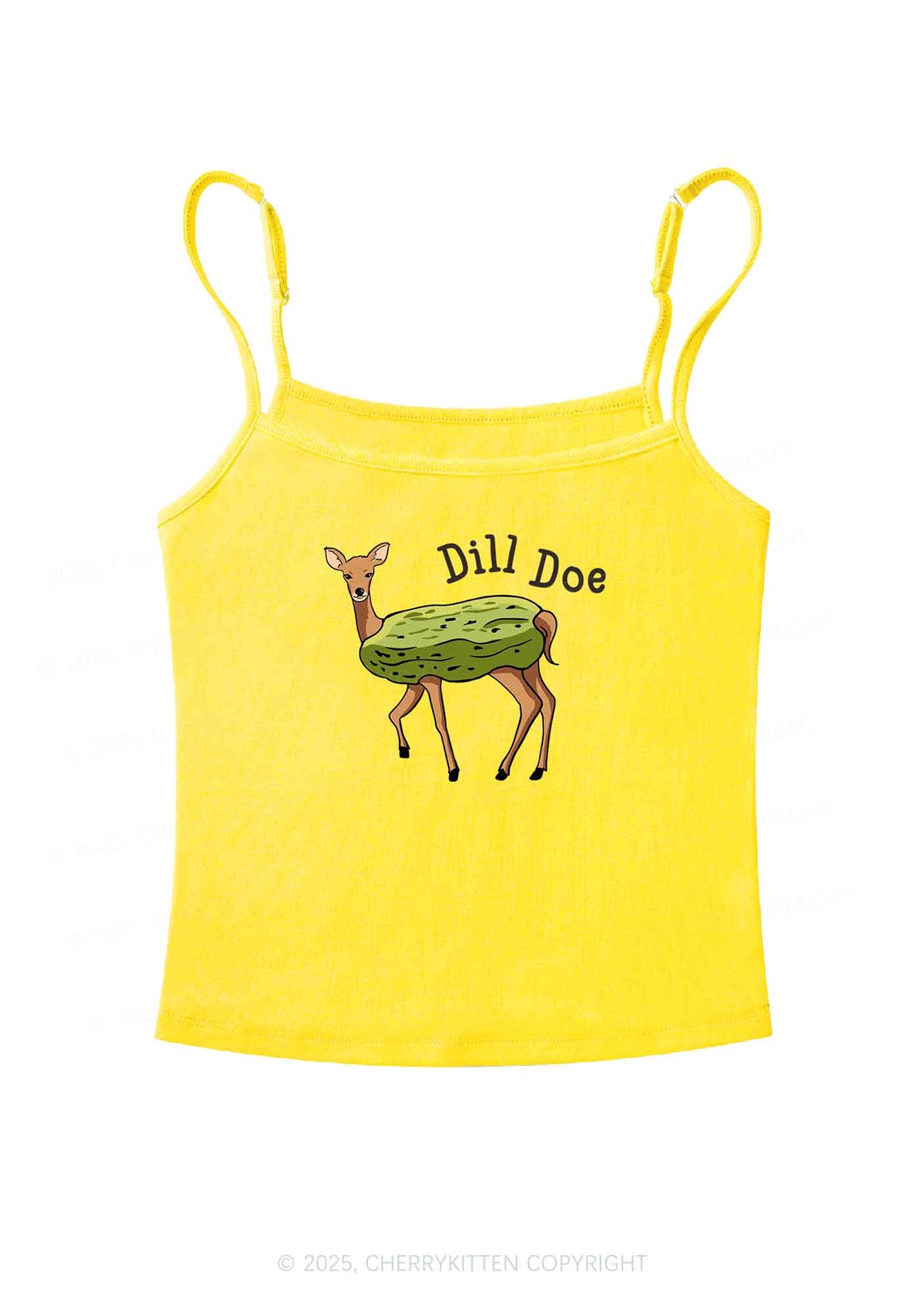 Dill Doe Y2K Spaghetti Strap Cami Cherrykitten