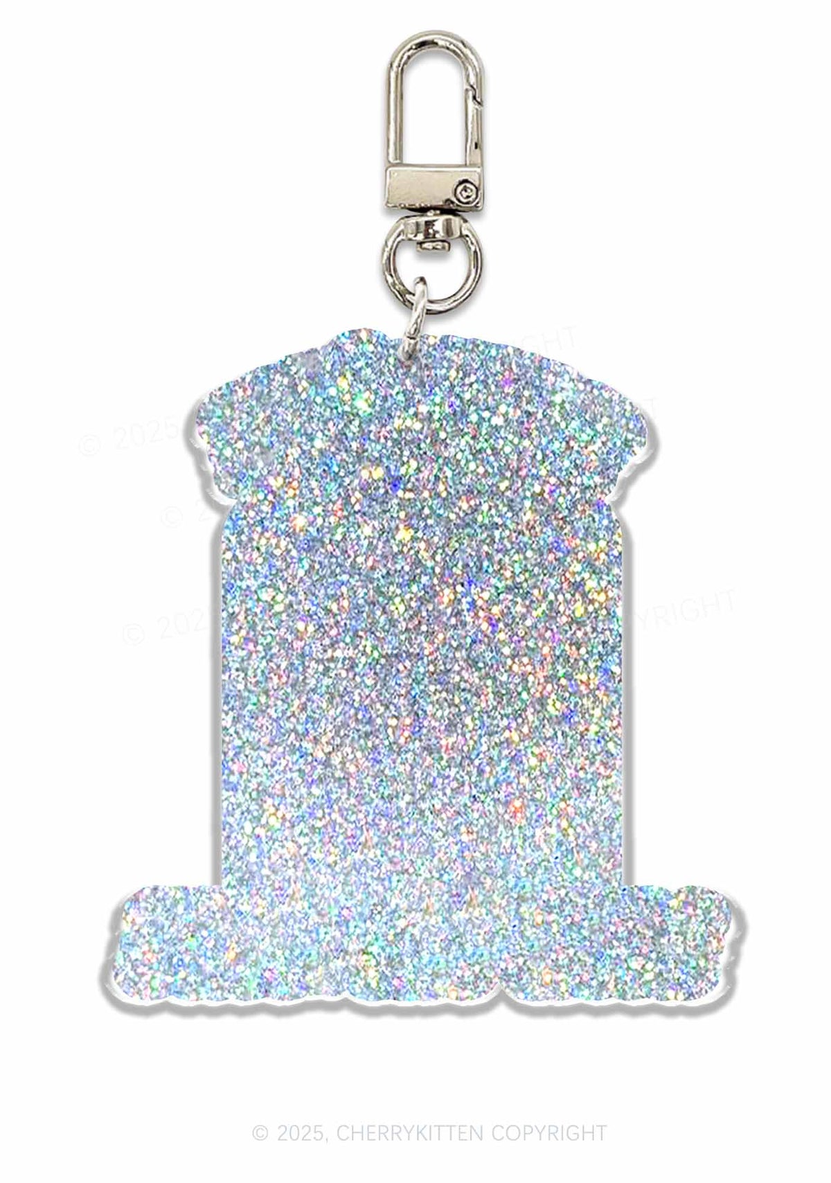 Tism Rizz Frog 1Pc Y2K Glitter Keychain Cherrykitten