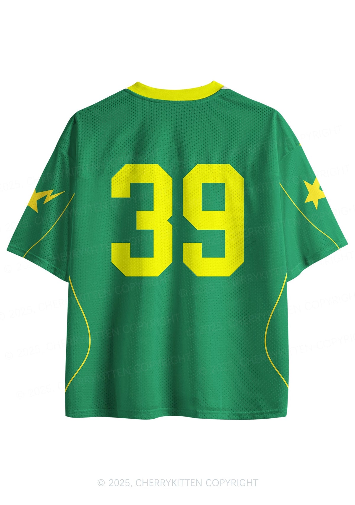 Custom Green May Be Handful Y2K Sport Jersey Shirts Cherrykitten