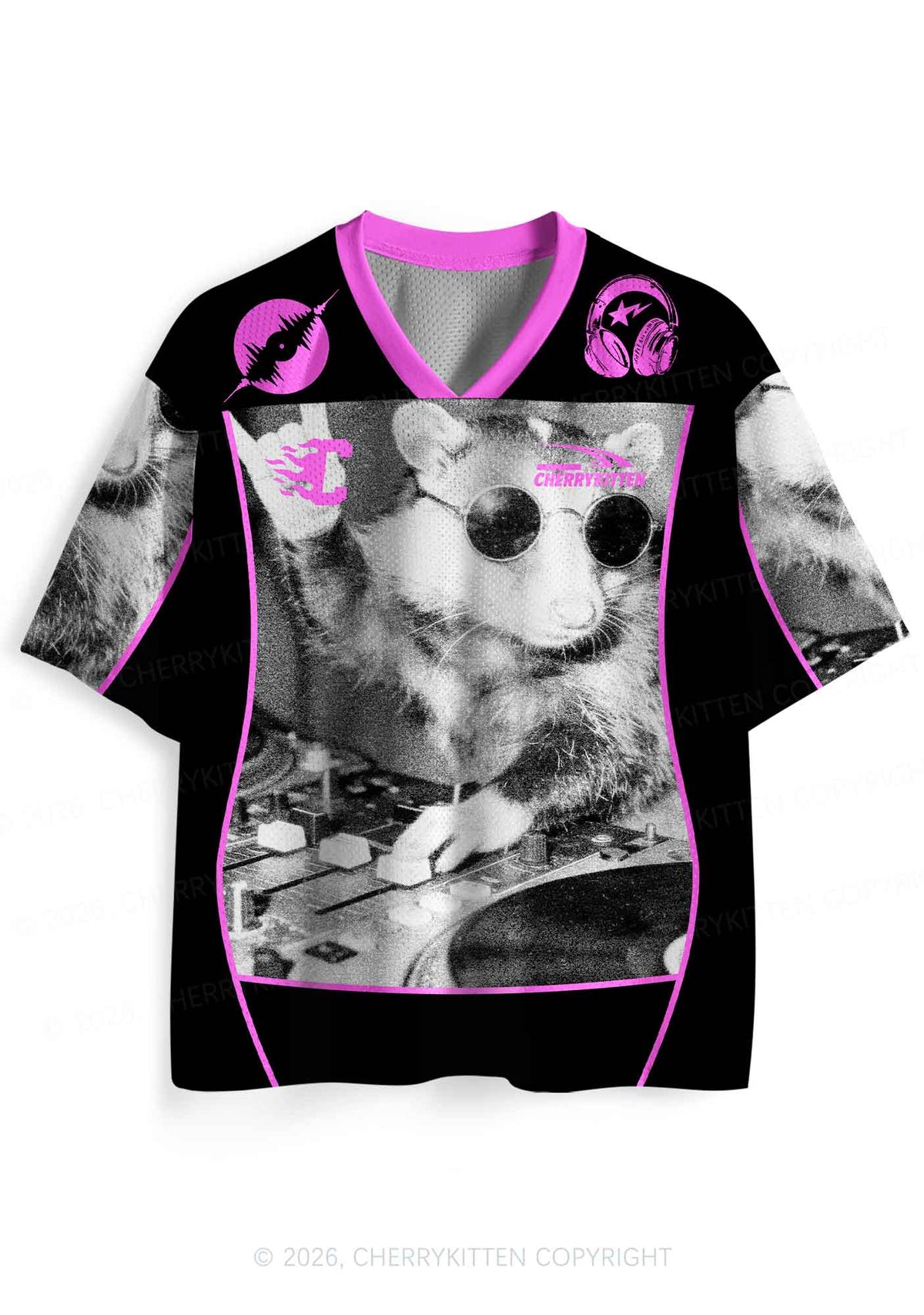 DJ Possum Y2K Sport Jersey Shirts Cherrykitten