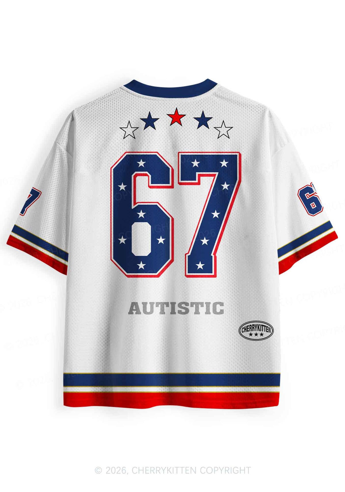 Autistic By Birth Gay Pride Y2K Sport Jersey Shirts Cherrykitten