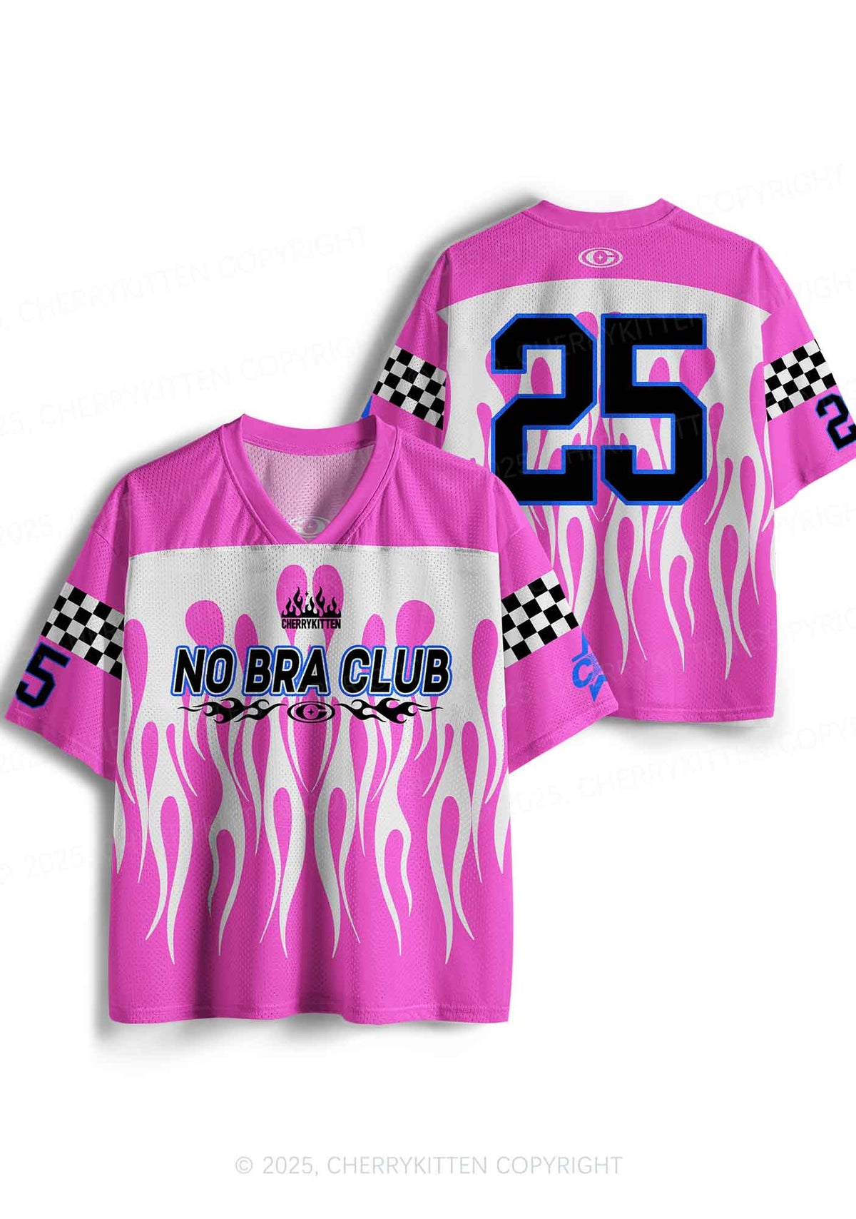 Custom No Bra Club Y2K Sport Jersey Shirts Cherrykitten