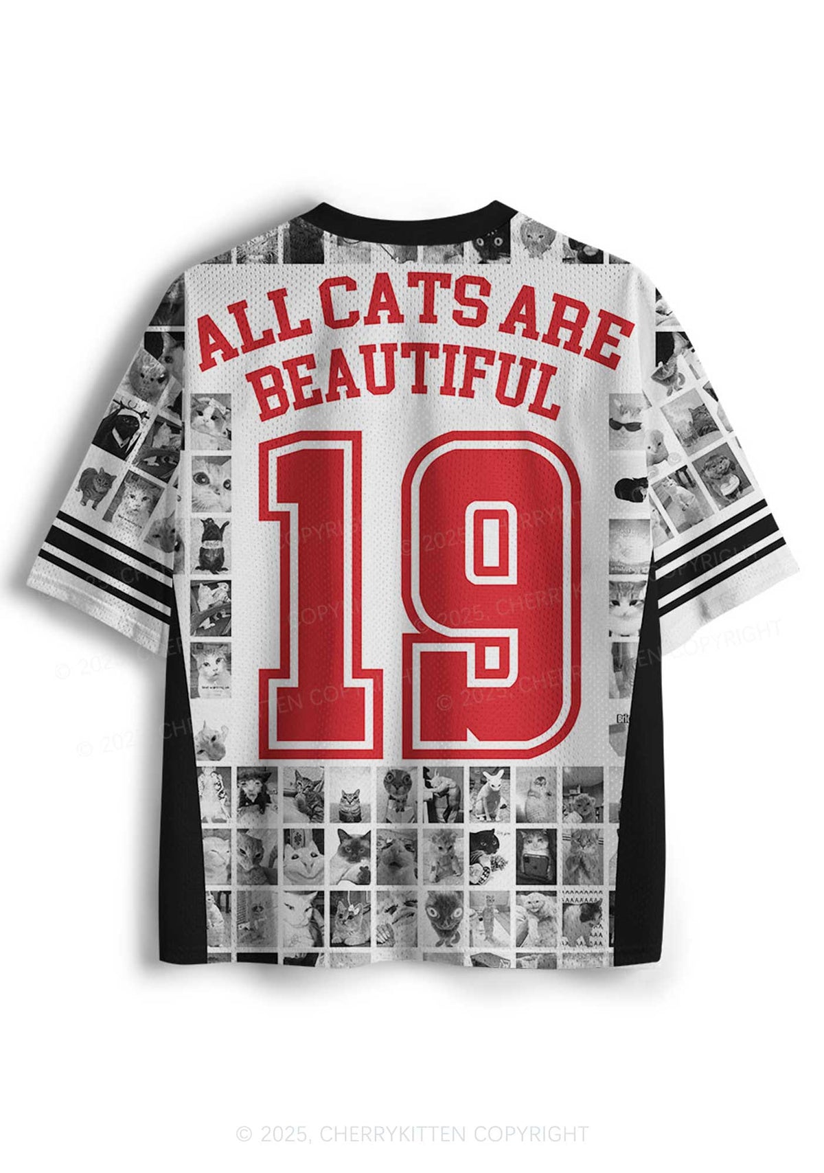 Custom ACAB Cats Y2K Sport Jersey Shirts Cherrykitten