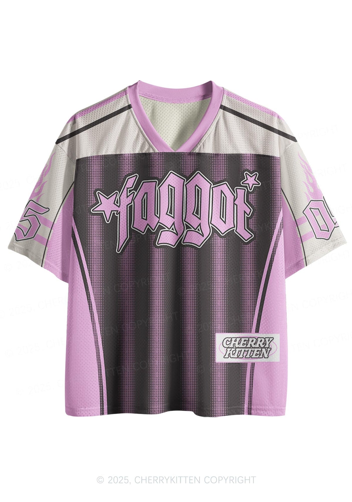 Custom Brown Faggot Stars Pride Y2K Sport Jersey Shirts Cherrykitten