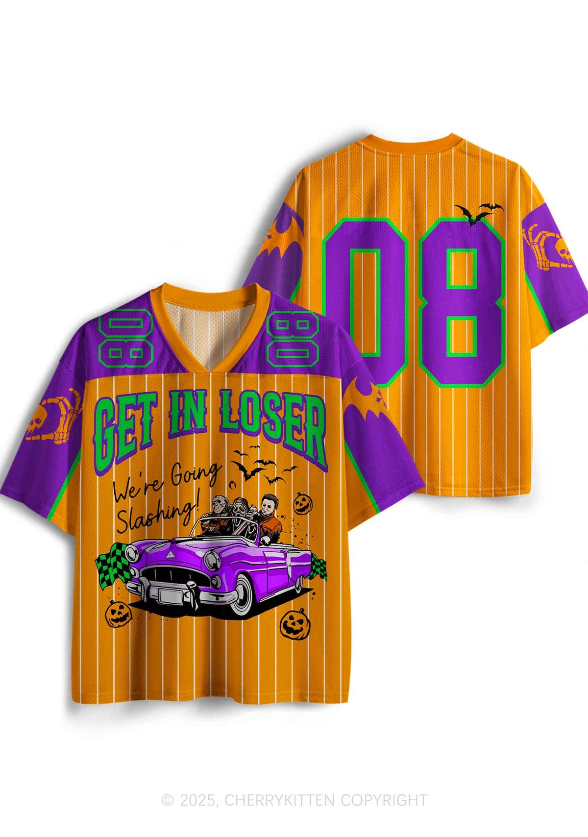 Halloween Custom Get In Loser Y2K Sport Jersey Shirts Cherrykitten
