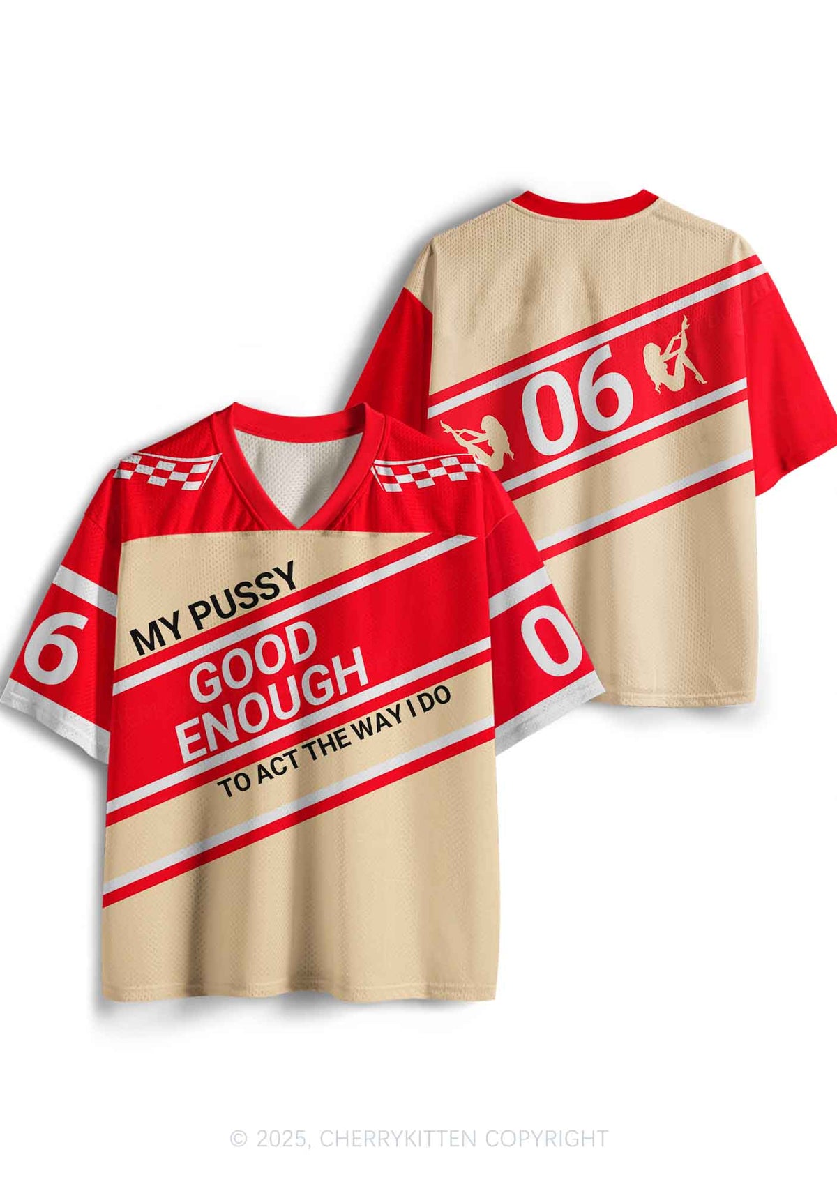 Custom Good Enough To Act Y2K Sport Jersey Shirts Cherrykitten