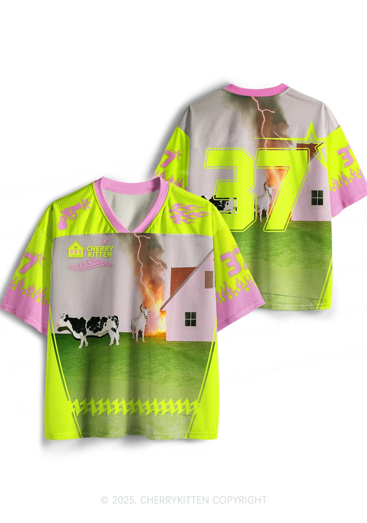 Custom Pony Cow Y2K Sport Jersey Shirts Cherrykitten