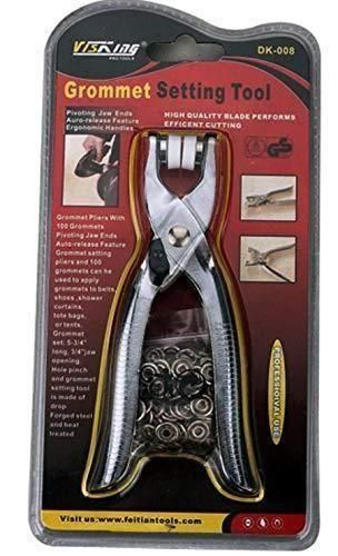Metal Studs-100 Sets Silver Colors 9.5mm Metal Copper Prong Snap Buttons With Pliers ⭐⭐⭐ ⭐ ⭐