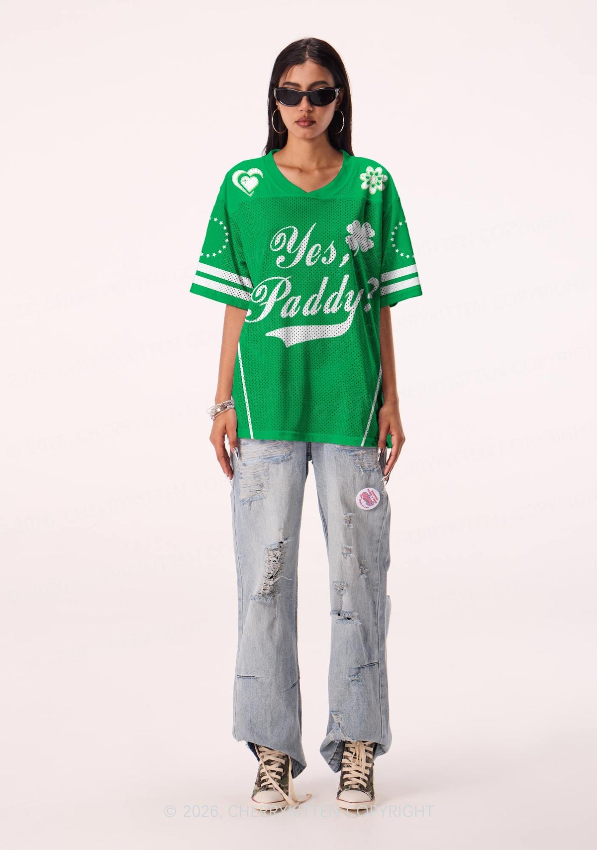 Custom Yes Paddy St Patricks Y2K Sport Jersey Shirts Cherrykitten
