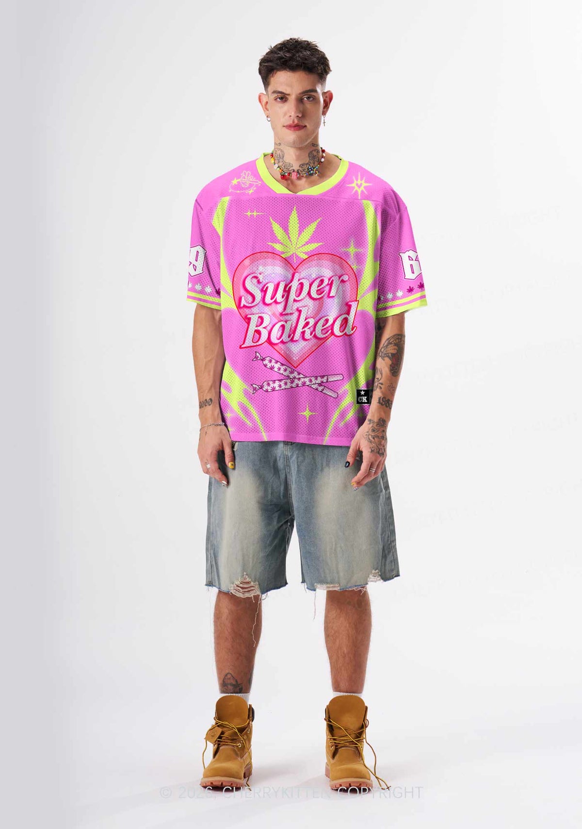 Super Baked Y2K Sport Jersey Shirts Cherrykitten