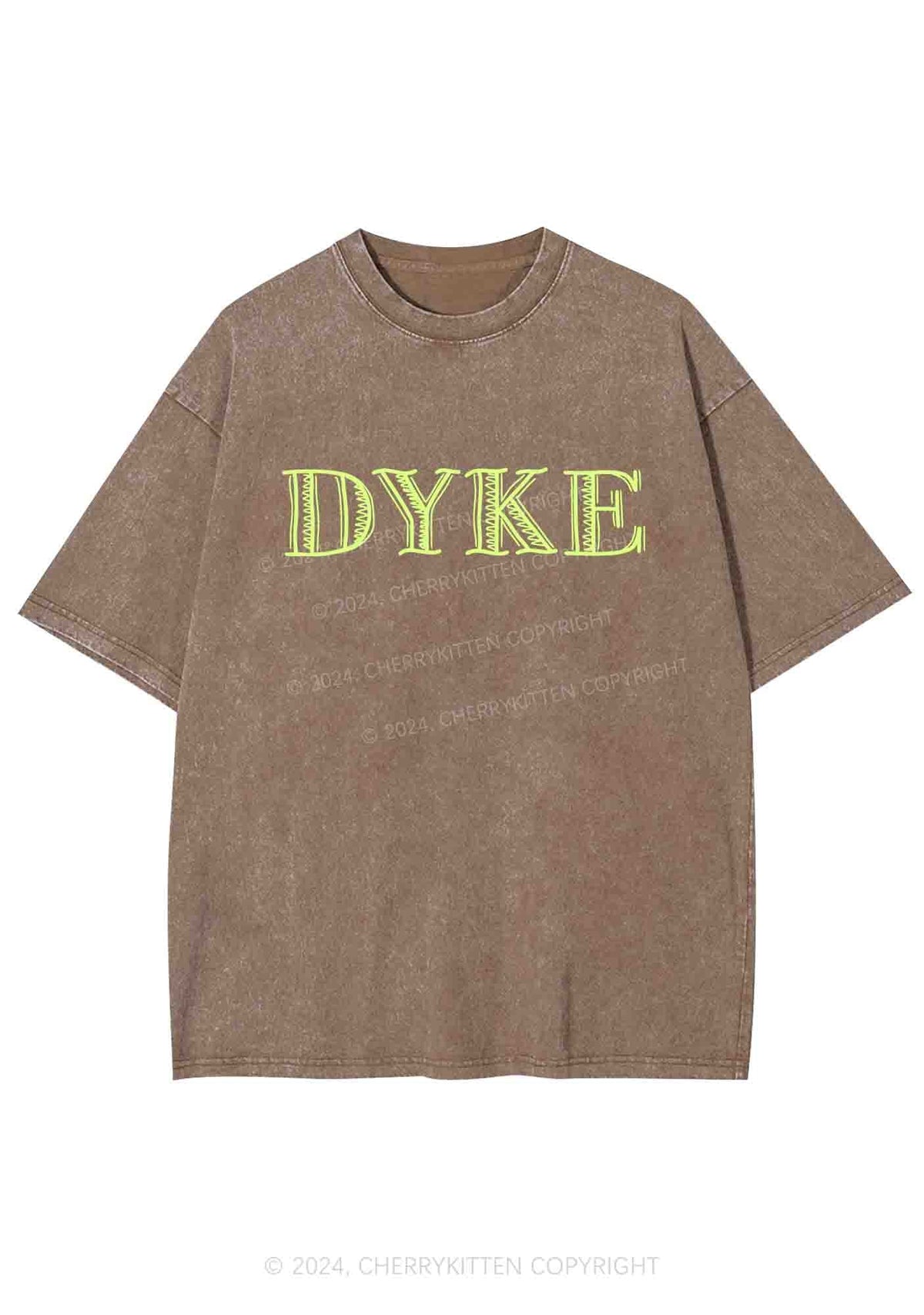 DYKE Y2K Washed Tee Cherrykitten