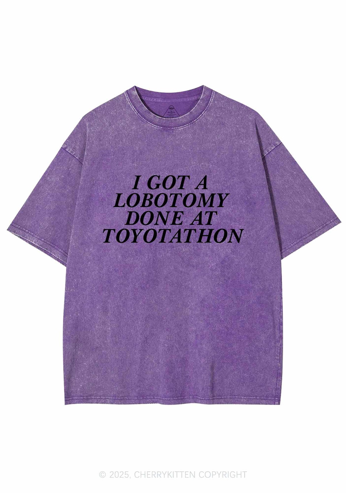 Lobotomy At Toyotathon Y2K Shirts Washed Tee Cherrykitten