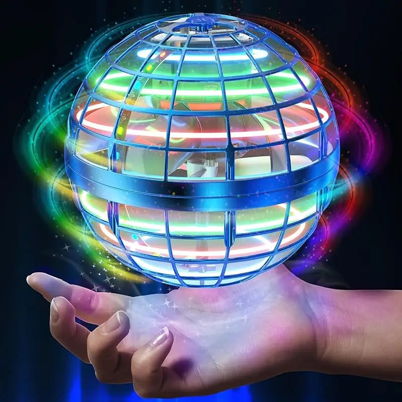 Cosmic Fly Ball Toy, Boomerang Hovering Spinner with Galaxy Light Effect, Interactive Flying Toy for Kids & Teens
