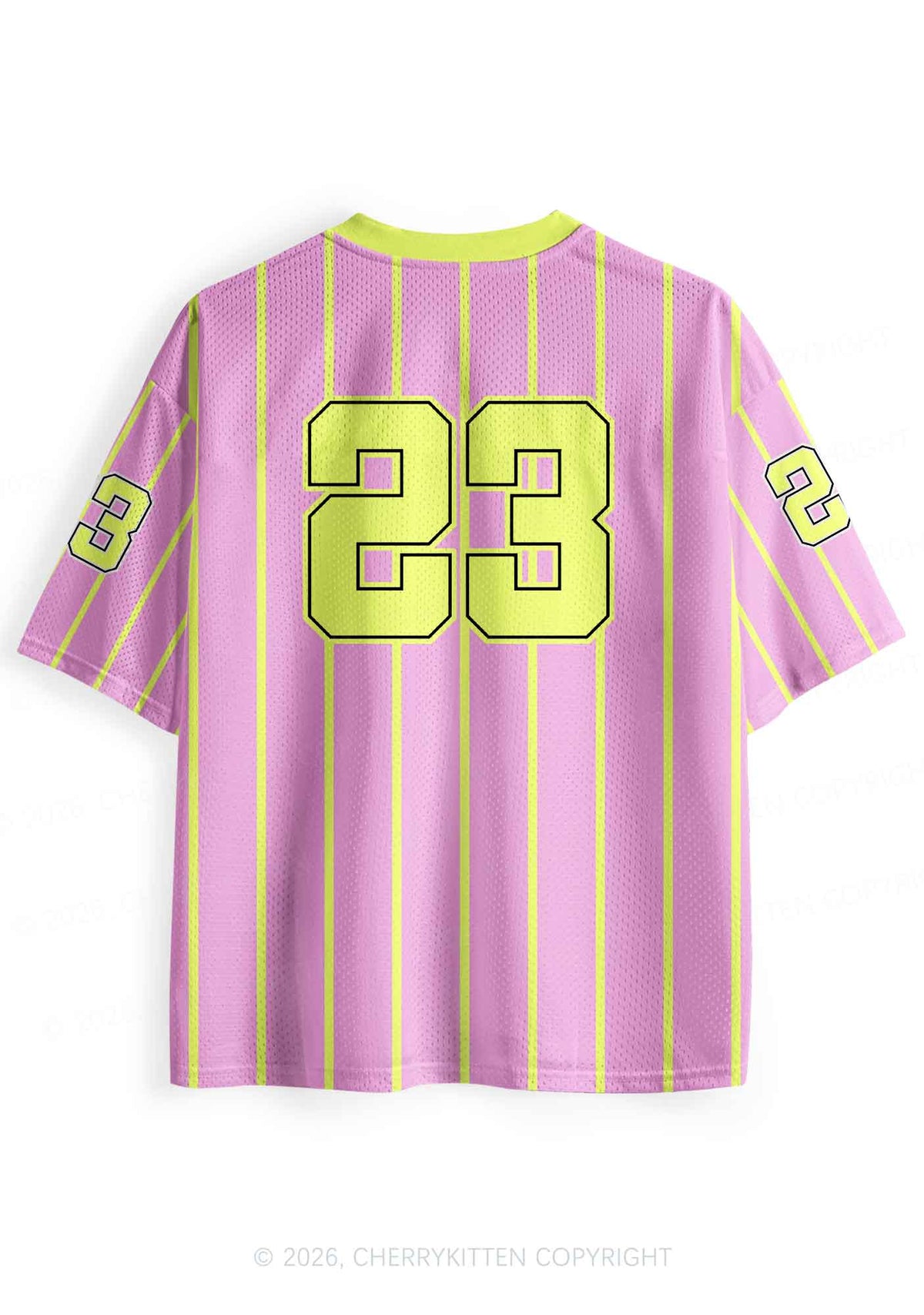 Pale Yellow Girl Kisser Pride Y2K Sport Jersey Shirts Cherrykitten