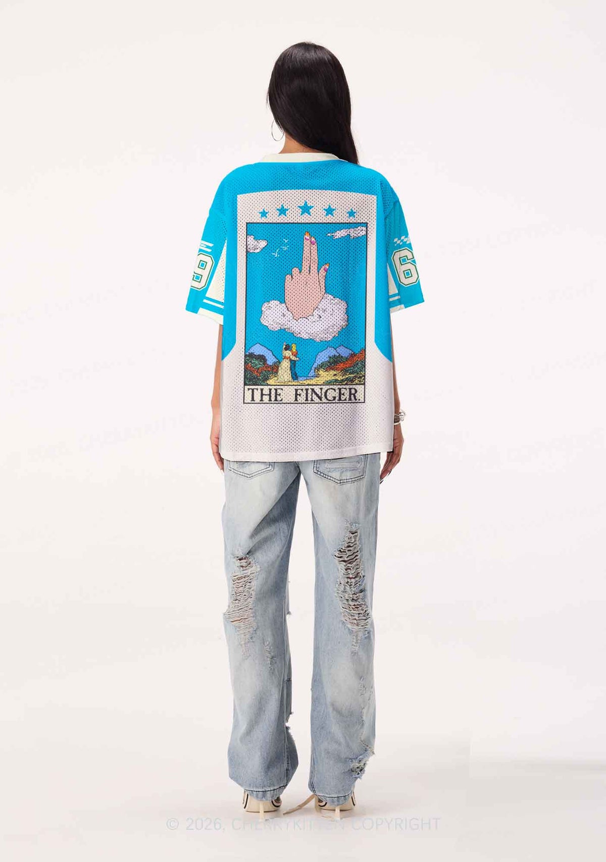 The Lesbians Finger Pride Y2K Sport Jersey Shirts Cherrykitten