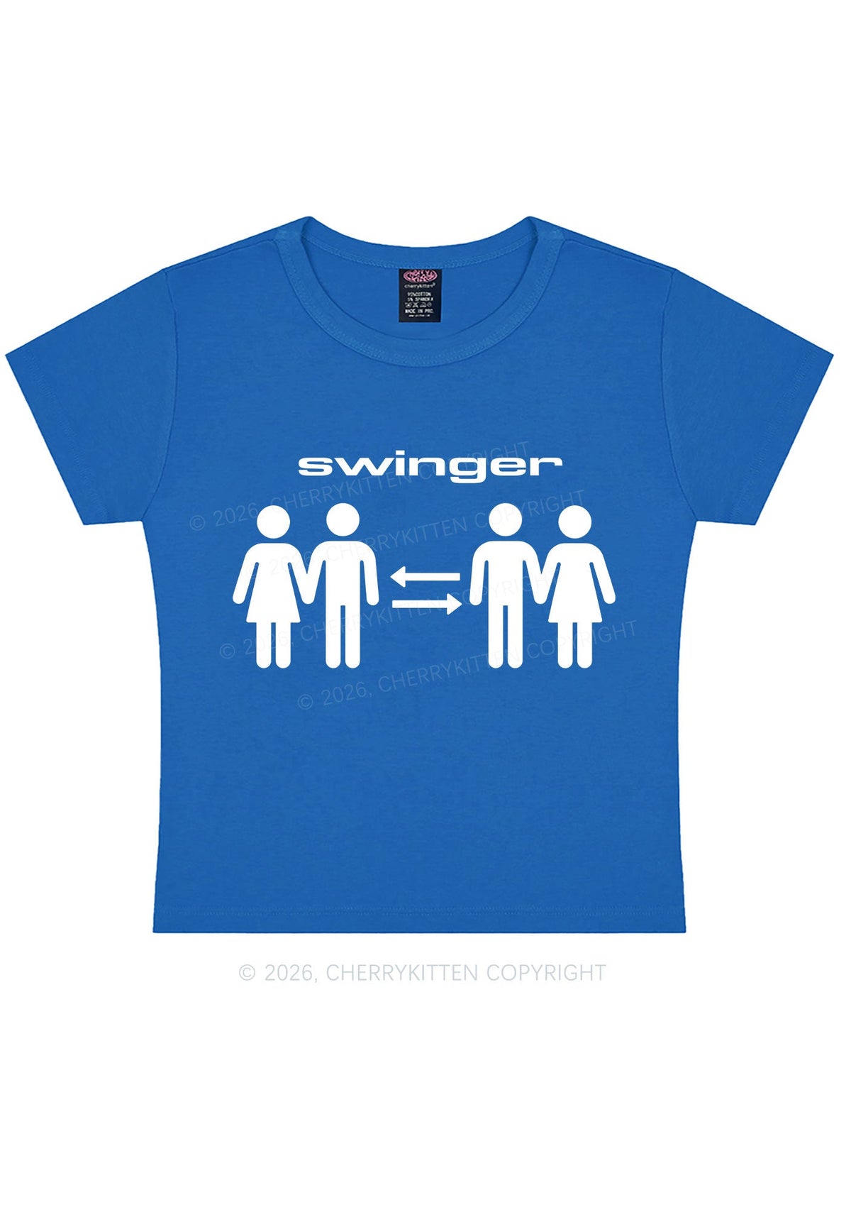 Swinger Partners Y2K Baby Tee Cherrykitten