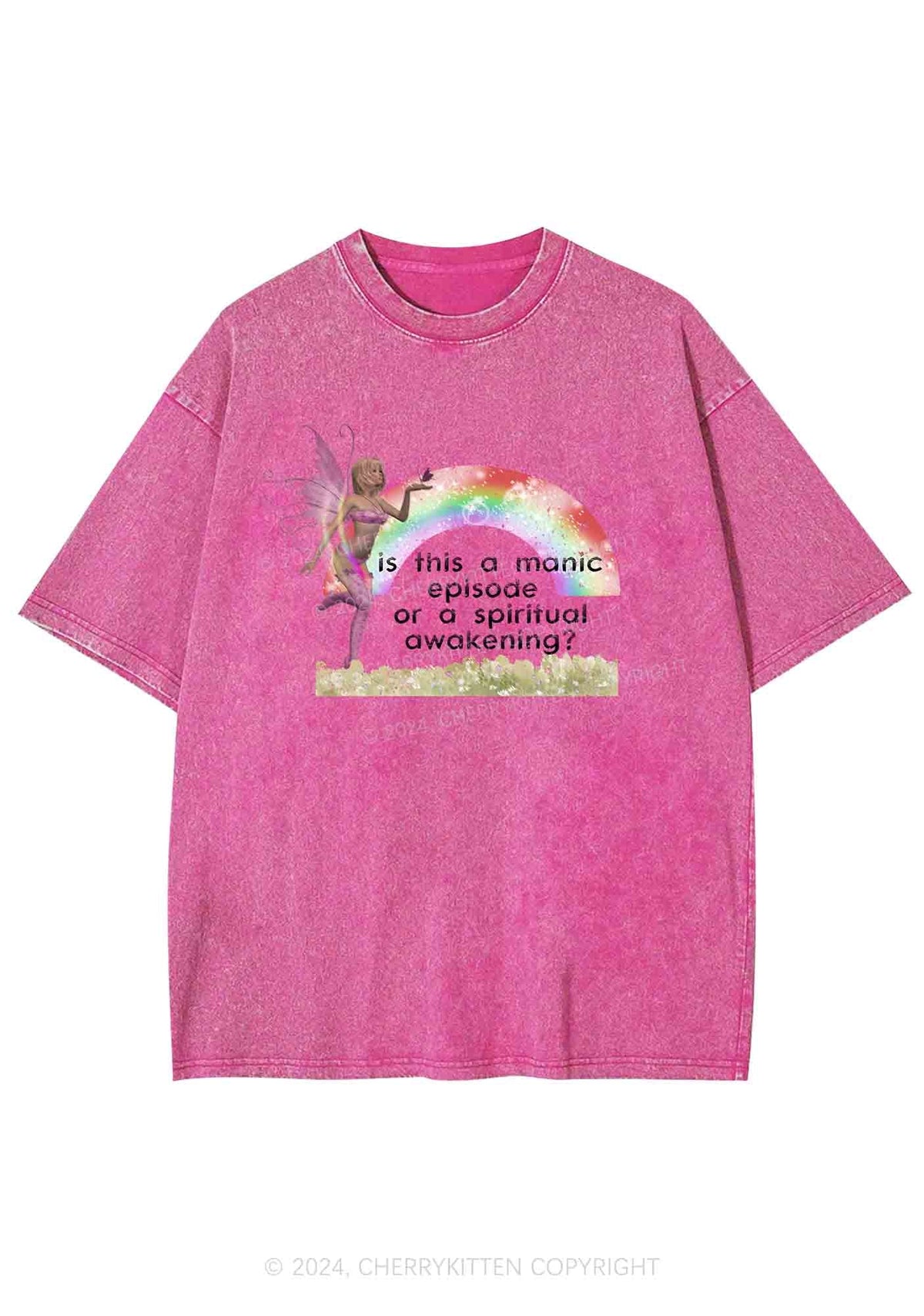 A Manic Episode Y2K Washed Tee Cherrykitten