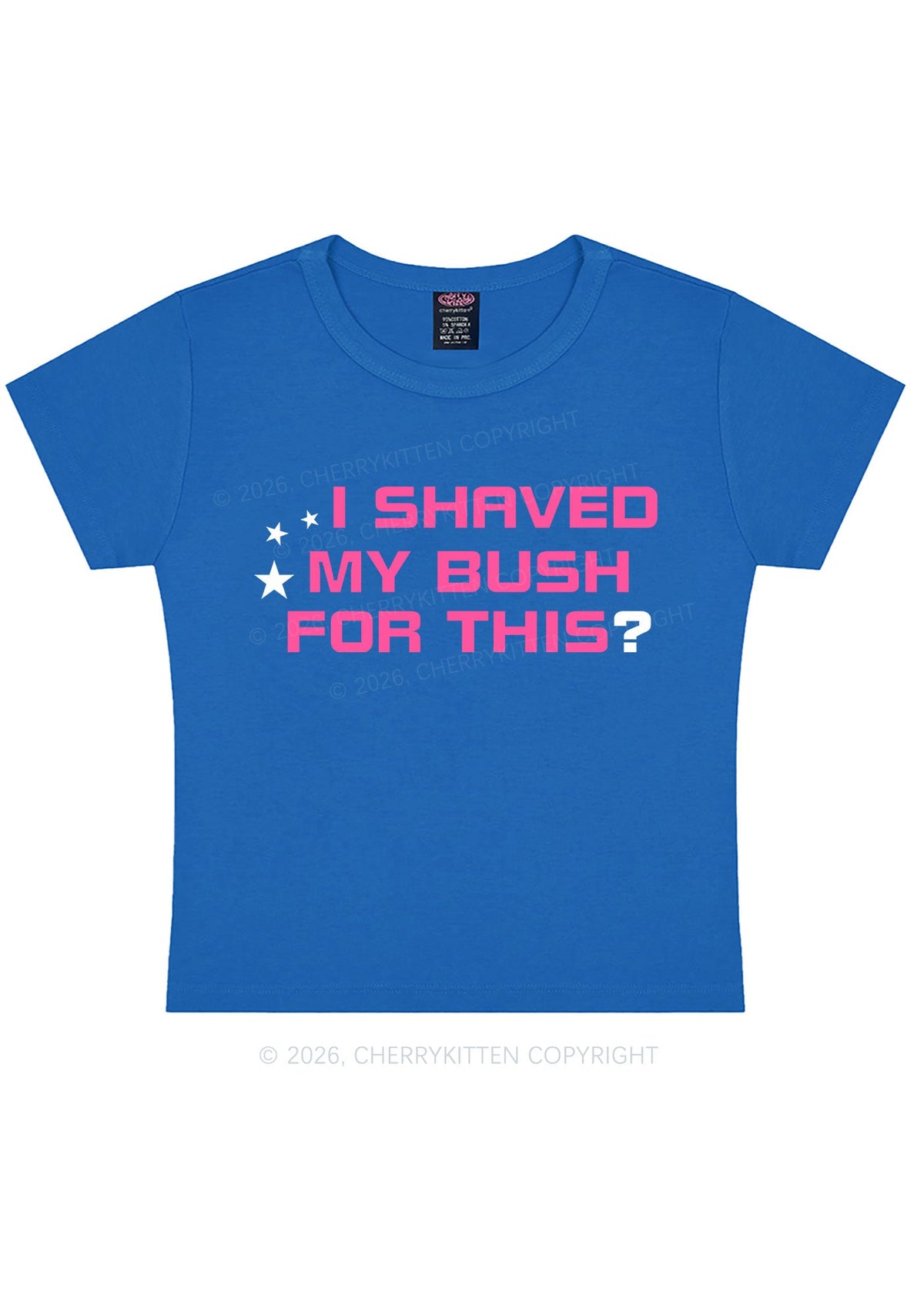 Shaved My Bush For This Y2K Baby Tee Cherrykitten