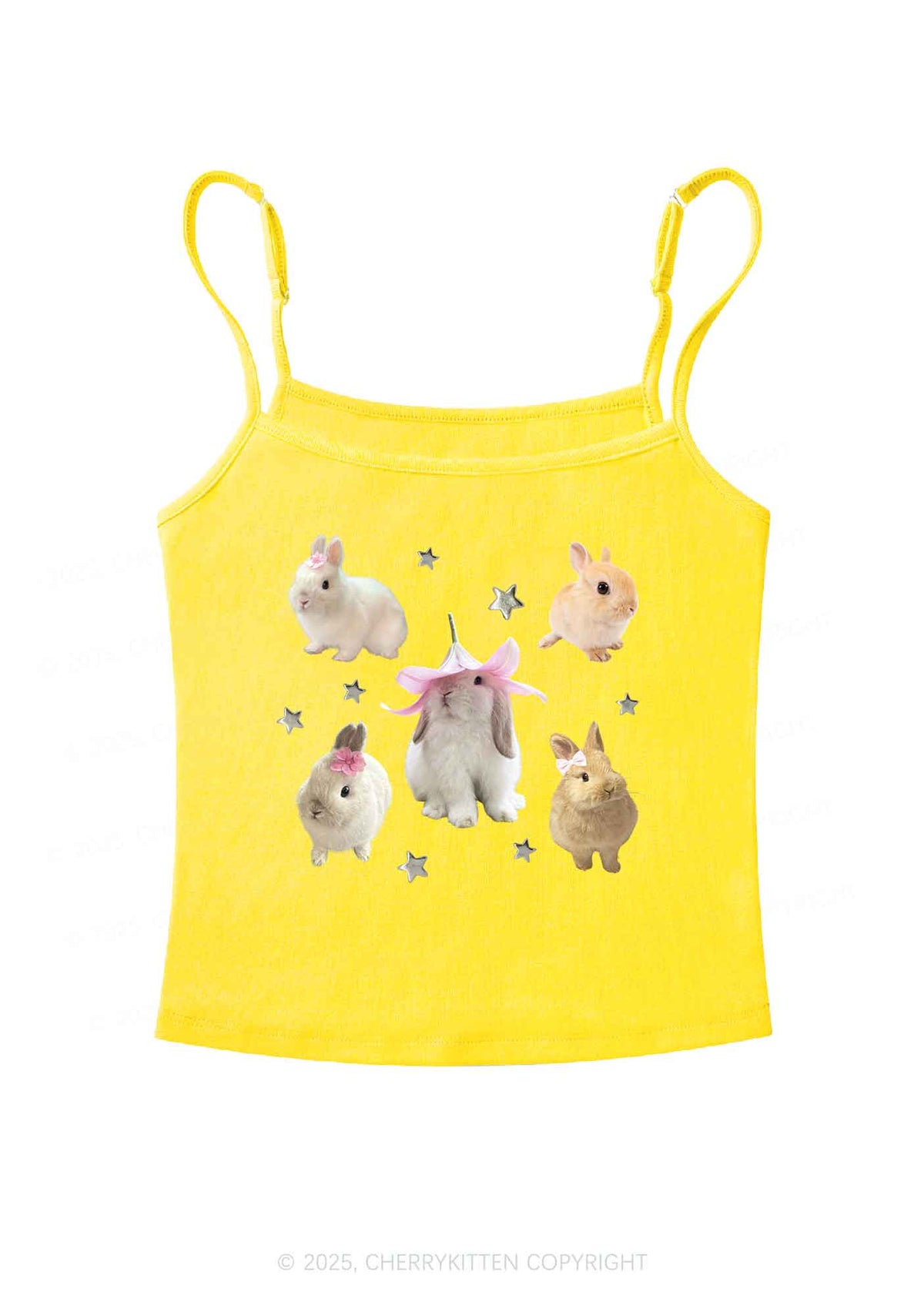 Lovely Rabbits Y2K Spaghetti Strap Cami Cherrykitten