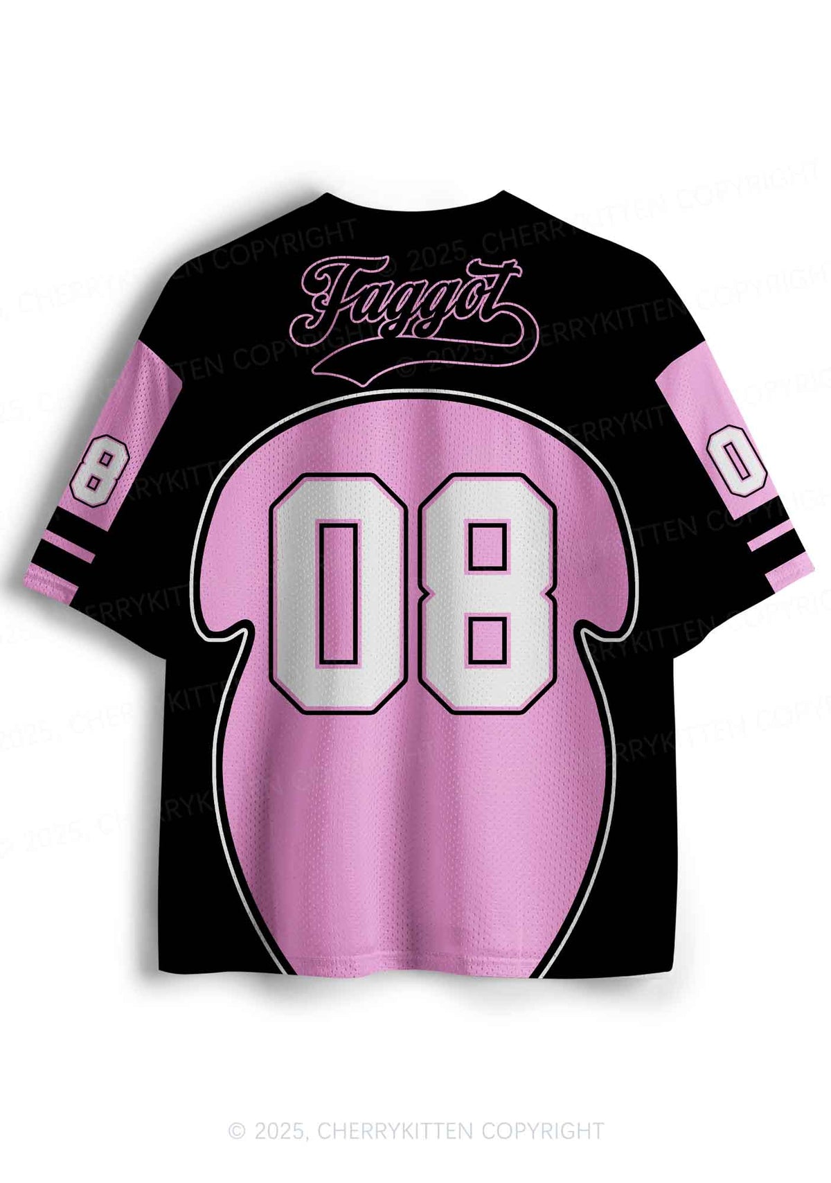 Custom Black Faggot Pride Y2K Sport Jersey Shirts Cherrykitten
