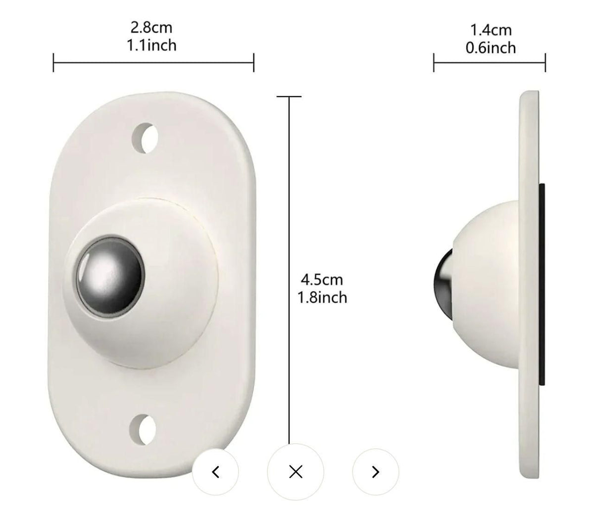 Self-Adhesive Rotating Mini Wheels for Storage Boxes & Bins ⭐⭐⭐⭐⭐